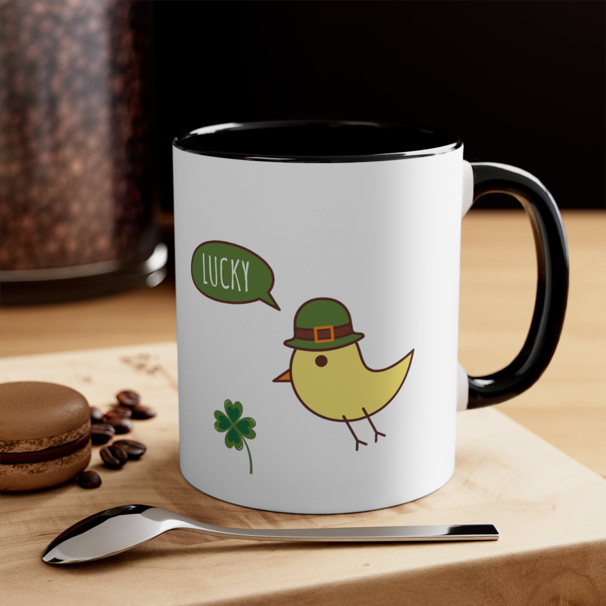 Feeling Lucky Accent Coffee Mug, 11oz