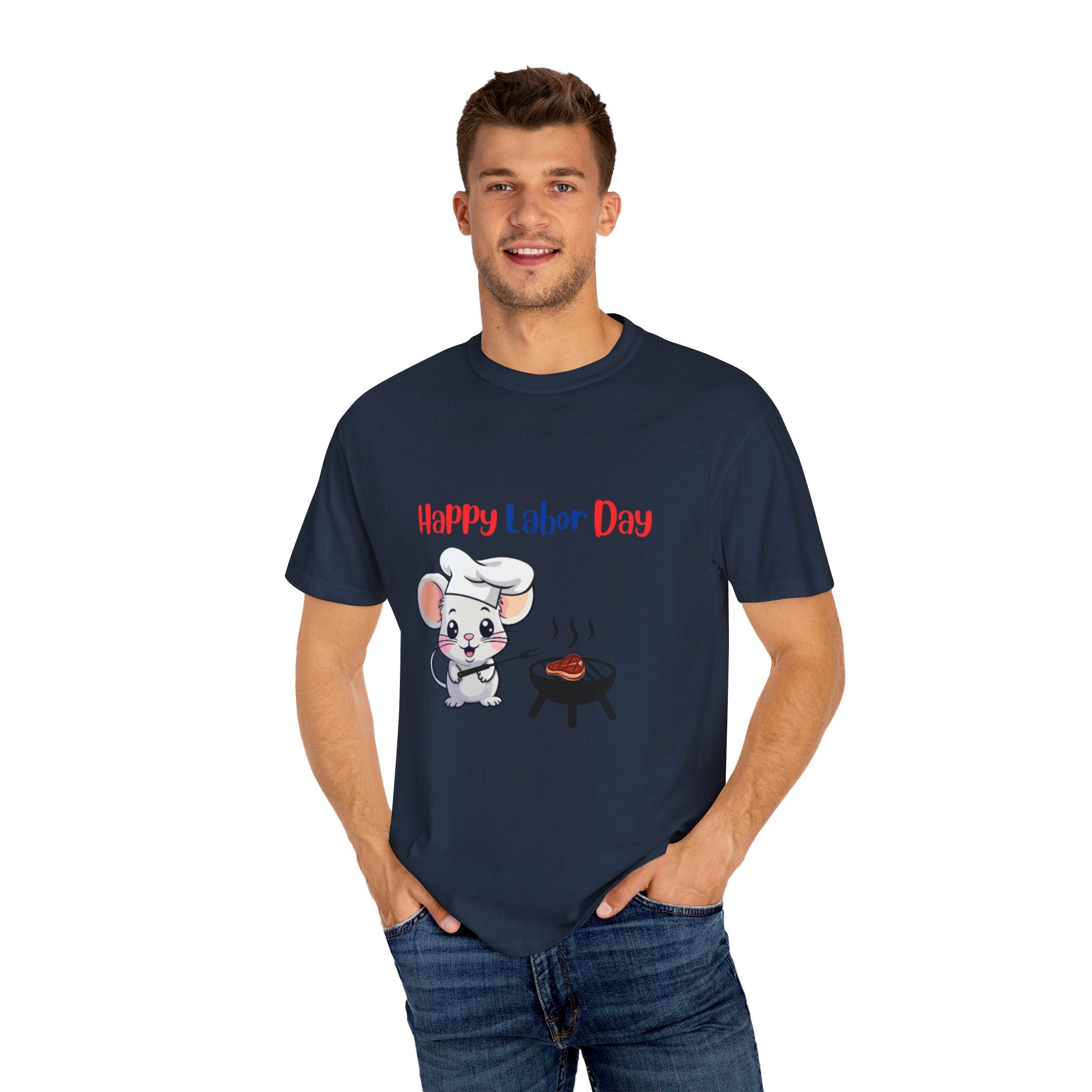 Labor Day Cookout Unisex Garment-Dyed T-shirt