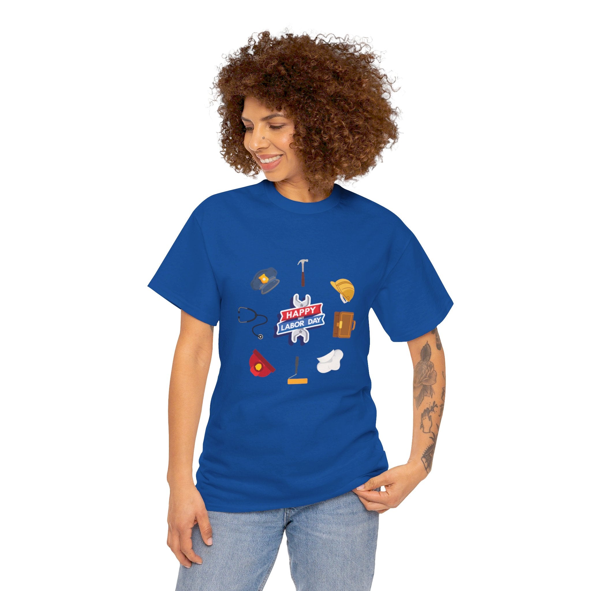 Happy Labor Day Wishes Unisex Heavy Cotton Tee