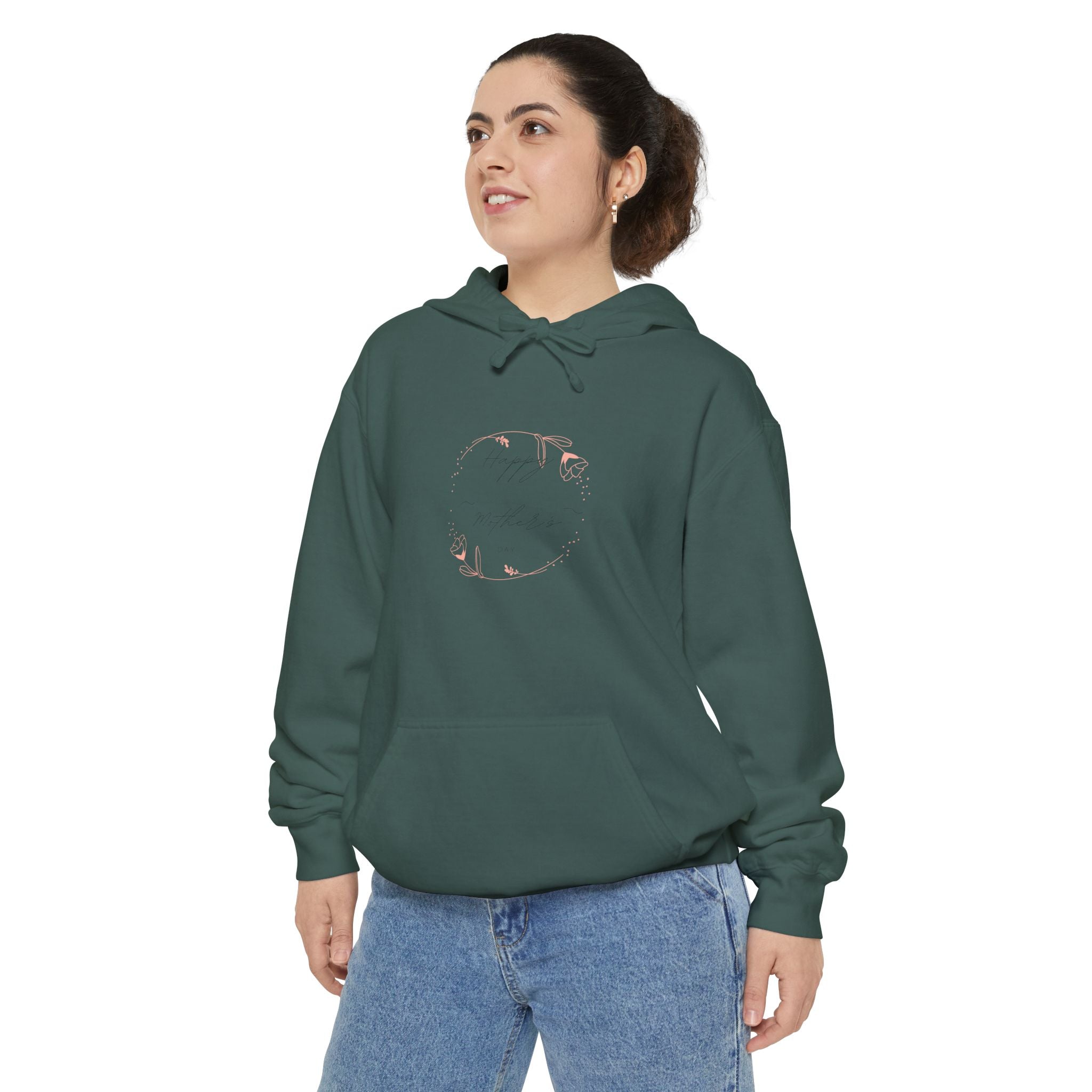 Happy Mom's Day Unisex Garment-Dyed Hoodie | Cozy Gift for All Occasions