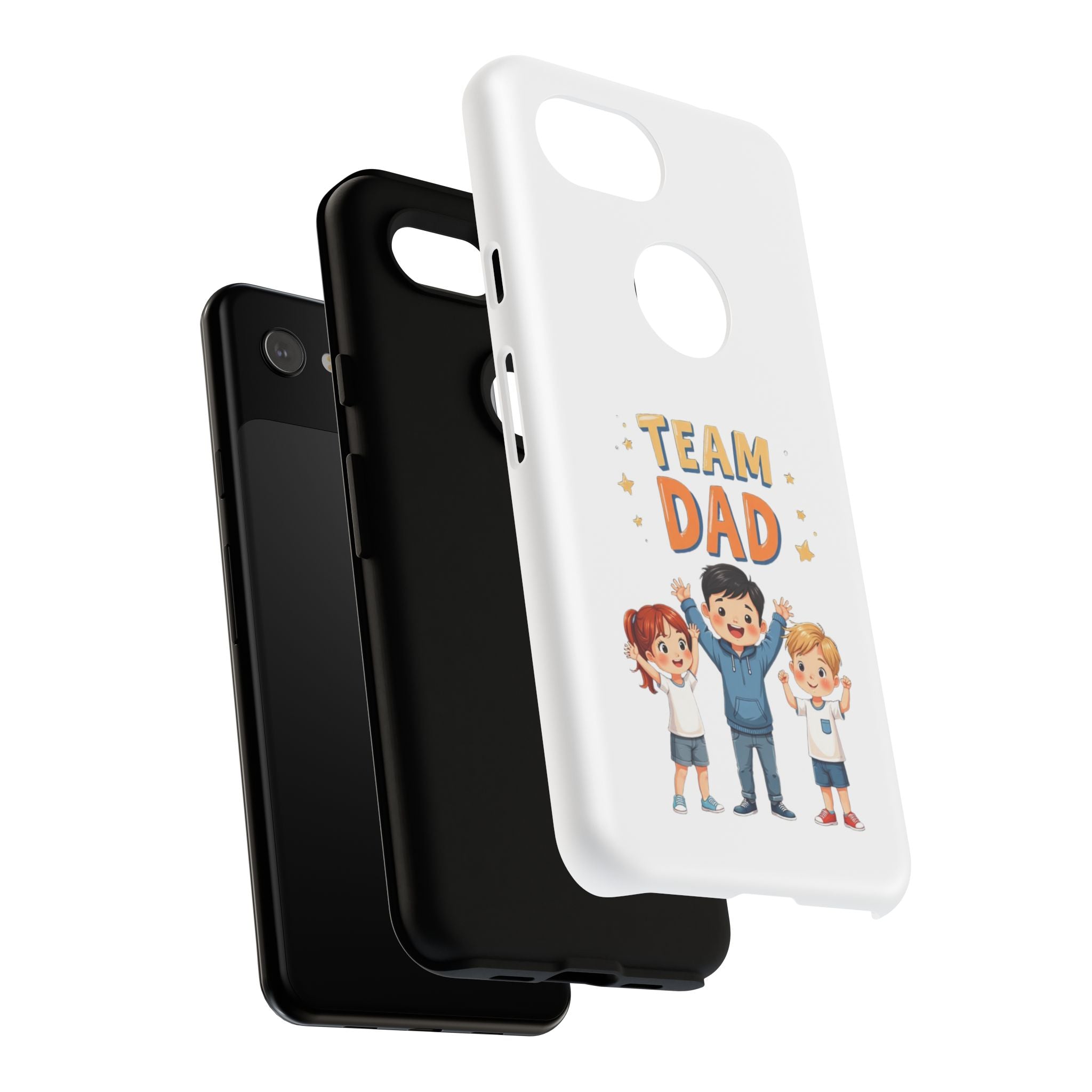 Team Dad Phone Case, Fun Gift for Fathers, Durable Phone Protector, Cute Dad Team Merchandise, Father's Day Special