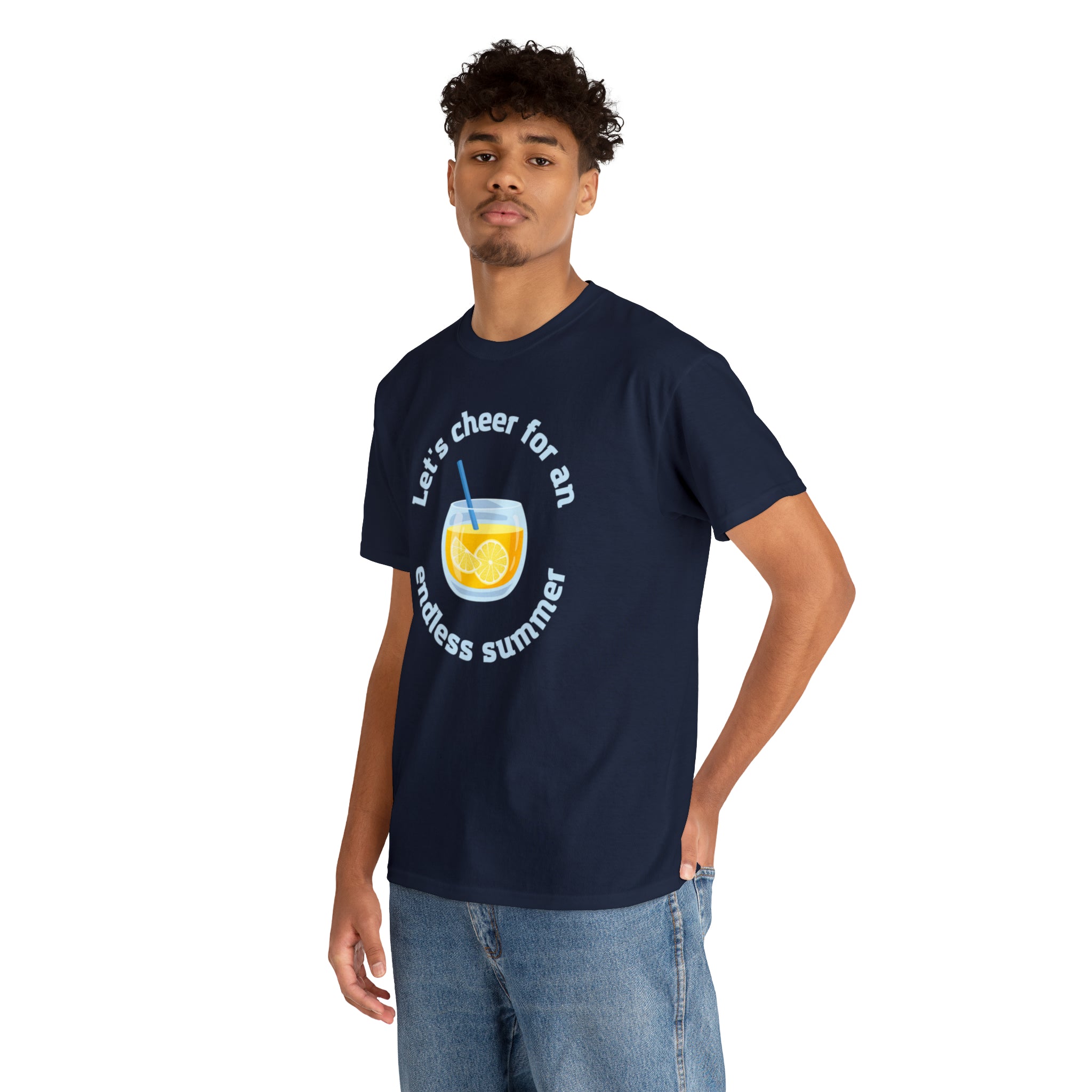 Let's Cheer For An Endless Summer Unisex Heavy Cotton Tee