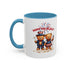 Happy 4th of July Teddy Bear Couple Coffee Mug