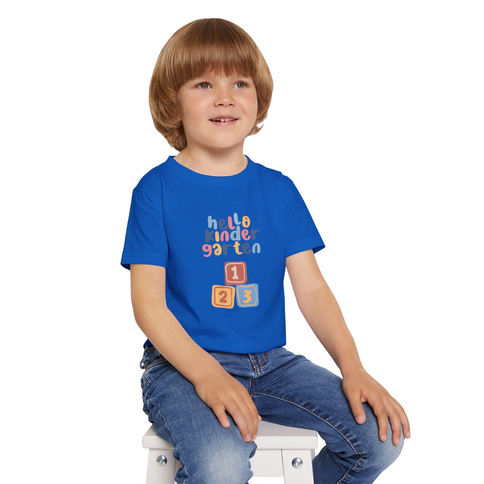 Hello Kindergarten Heavy Cotton™ Toddler T-shirt