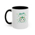 Kiss Me I'm Irish Cat  Accent Mug