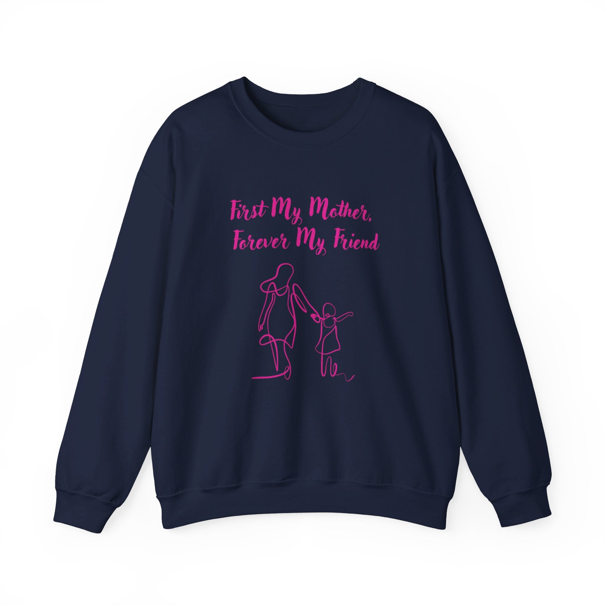 First My Mother Forever My Friend Unisex Heavy Blend™ Crewneck Sweatshirt