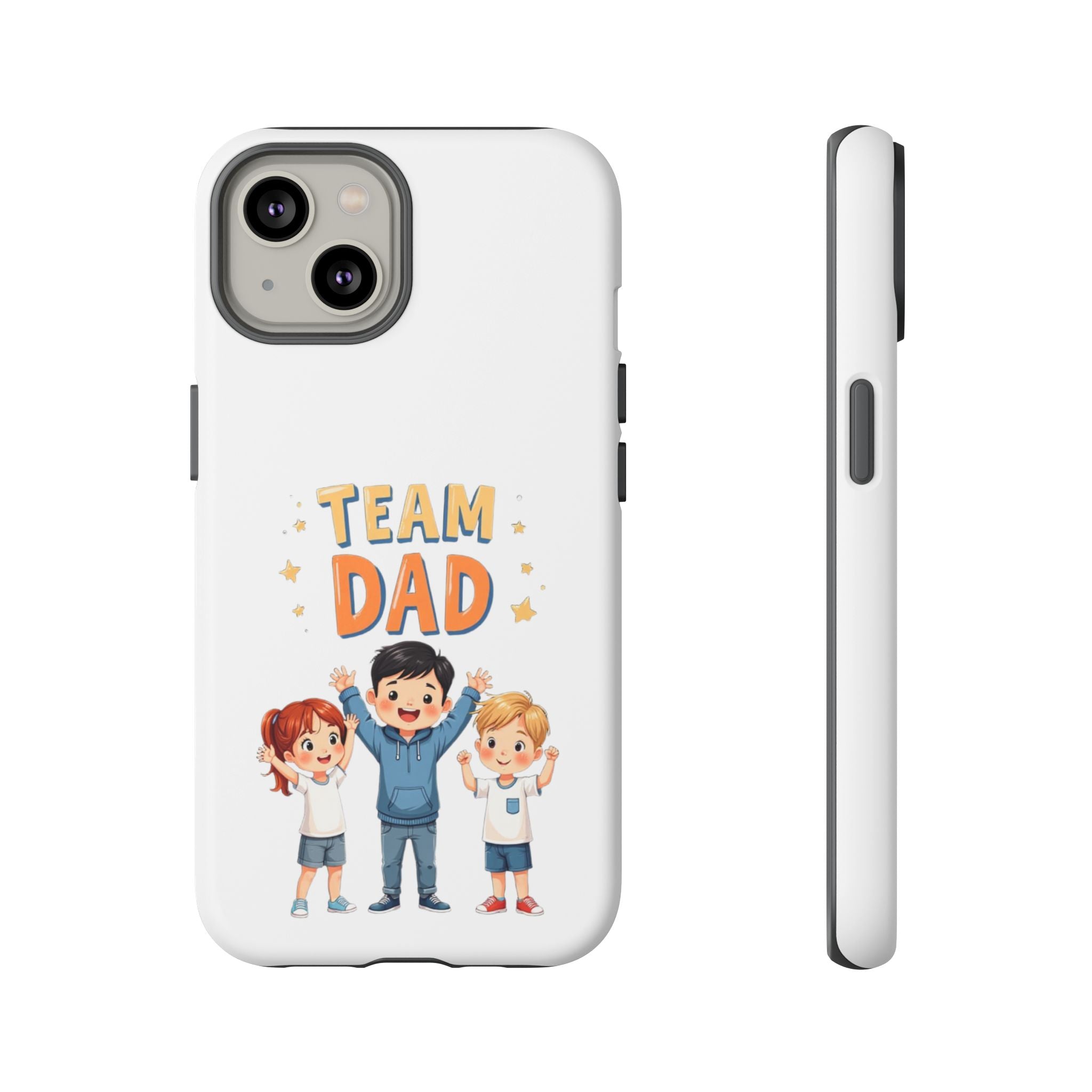 Team Dad Phone Case, Fun Gift for Fathers, Durable Phone Protector, Cute Dad Team Merchandise, Father's Day Special
