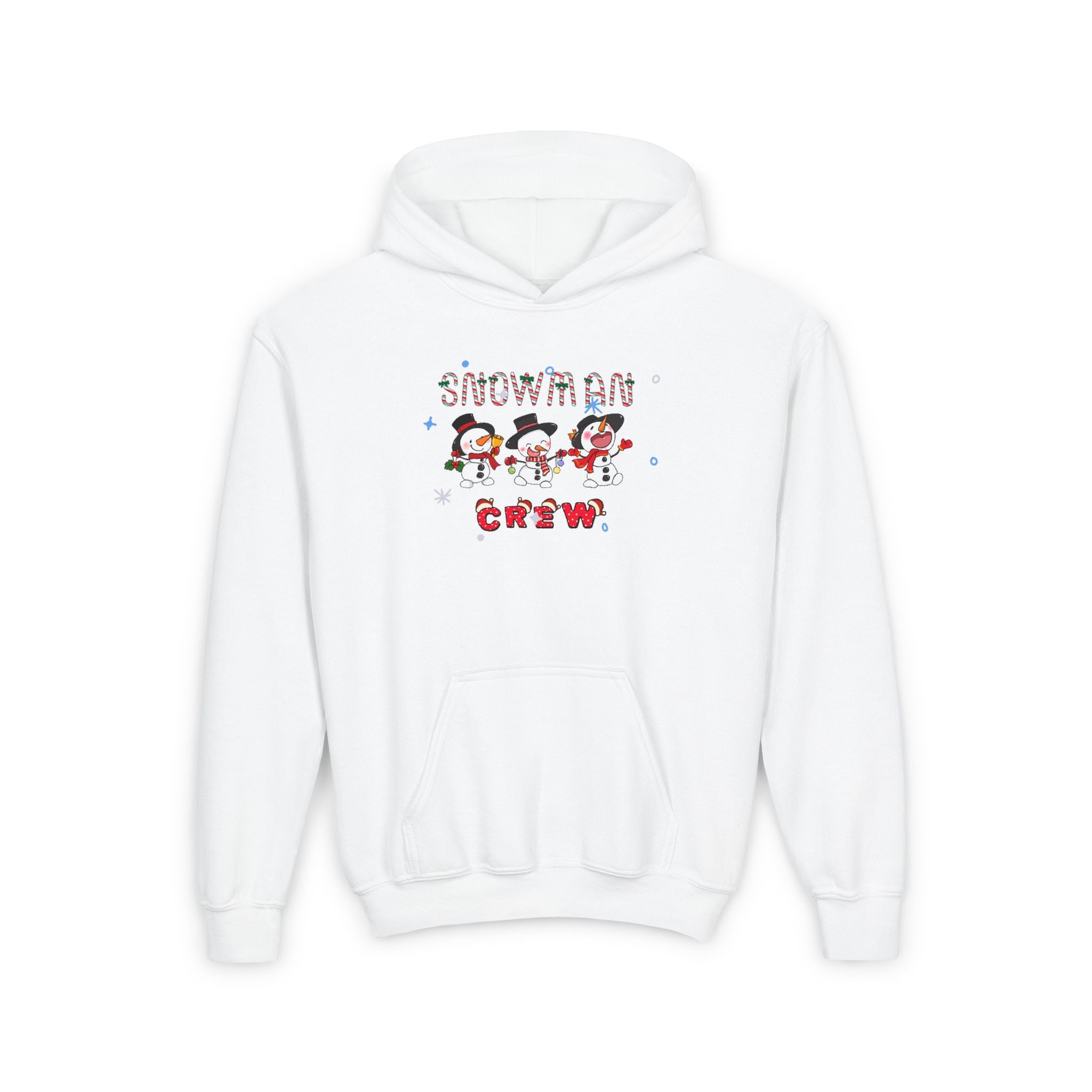 Snowman Crew Youth Heavy Blend Hooded Sweatshirt