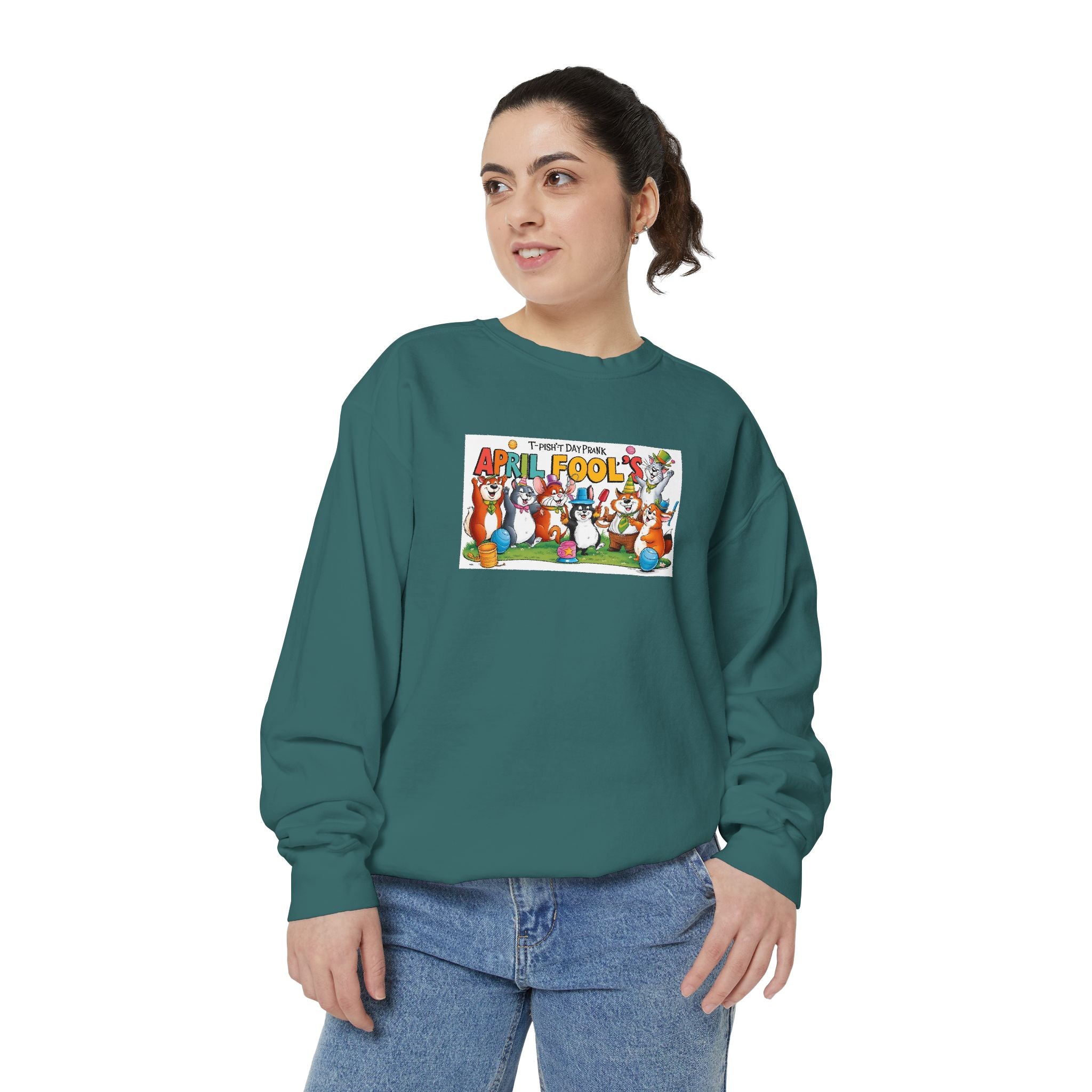 T-Pish'-T Day Prank Cartoon Sweatshirt
