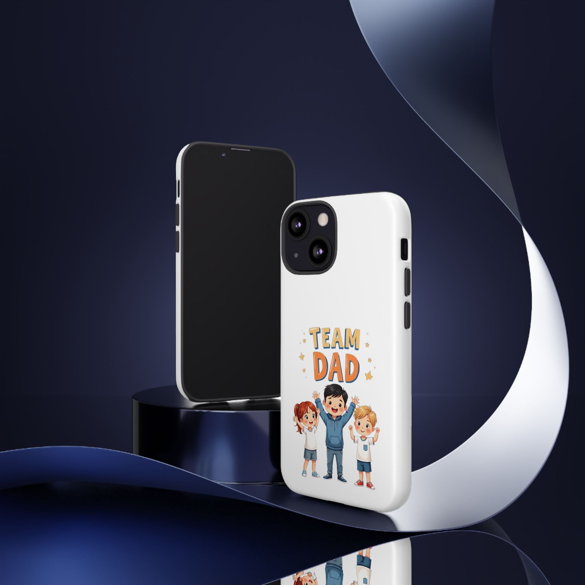 Team Dad Phone Case, Fun Gift for Fathers, Durable Phone Protector, Cute Dad Team Merchandise, Father's Day Special