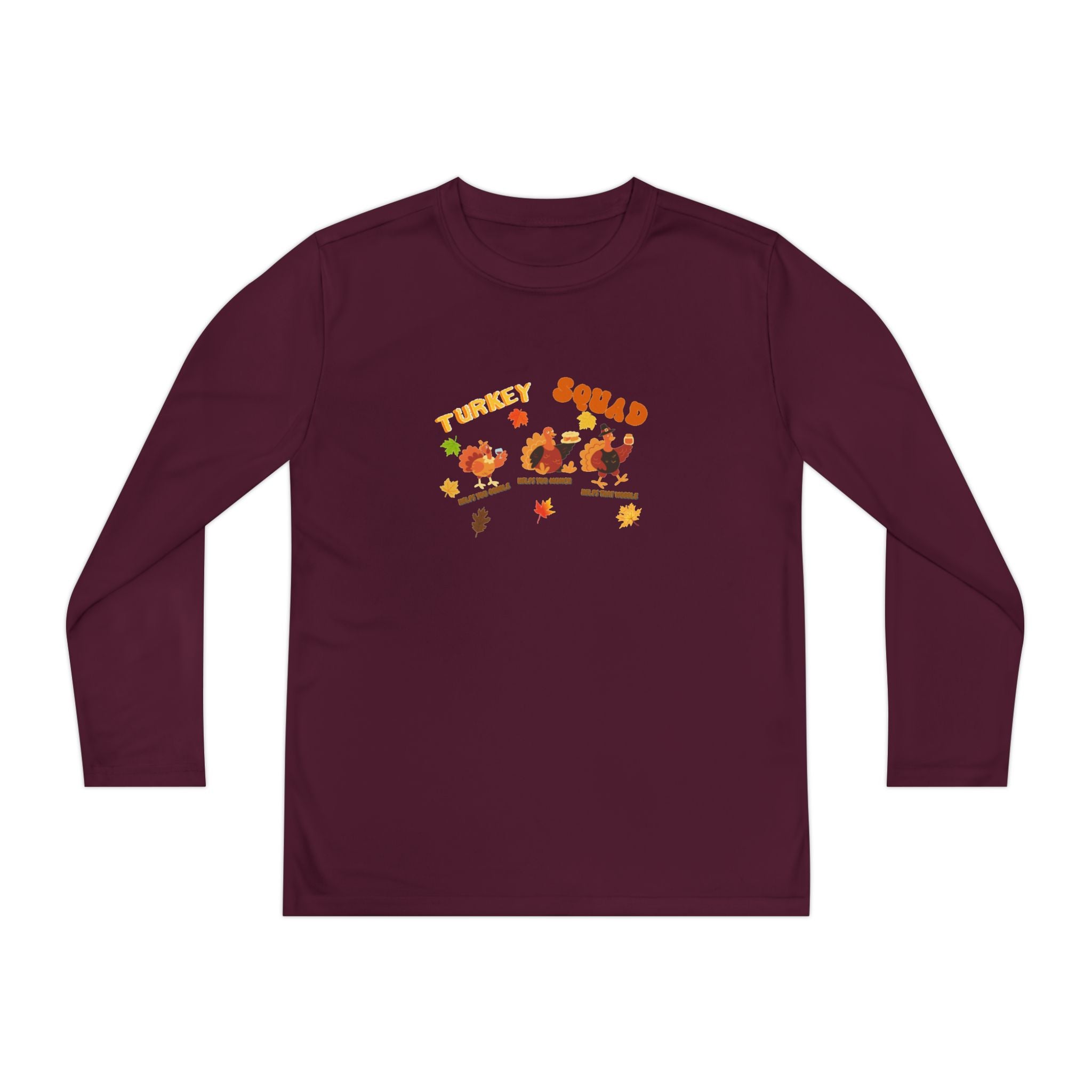 Turkey Squad Youth Long Sleeve Competitor Tee