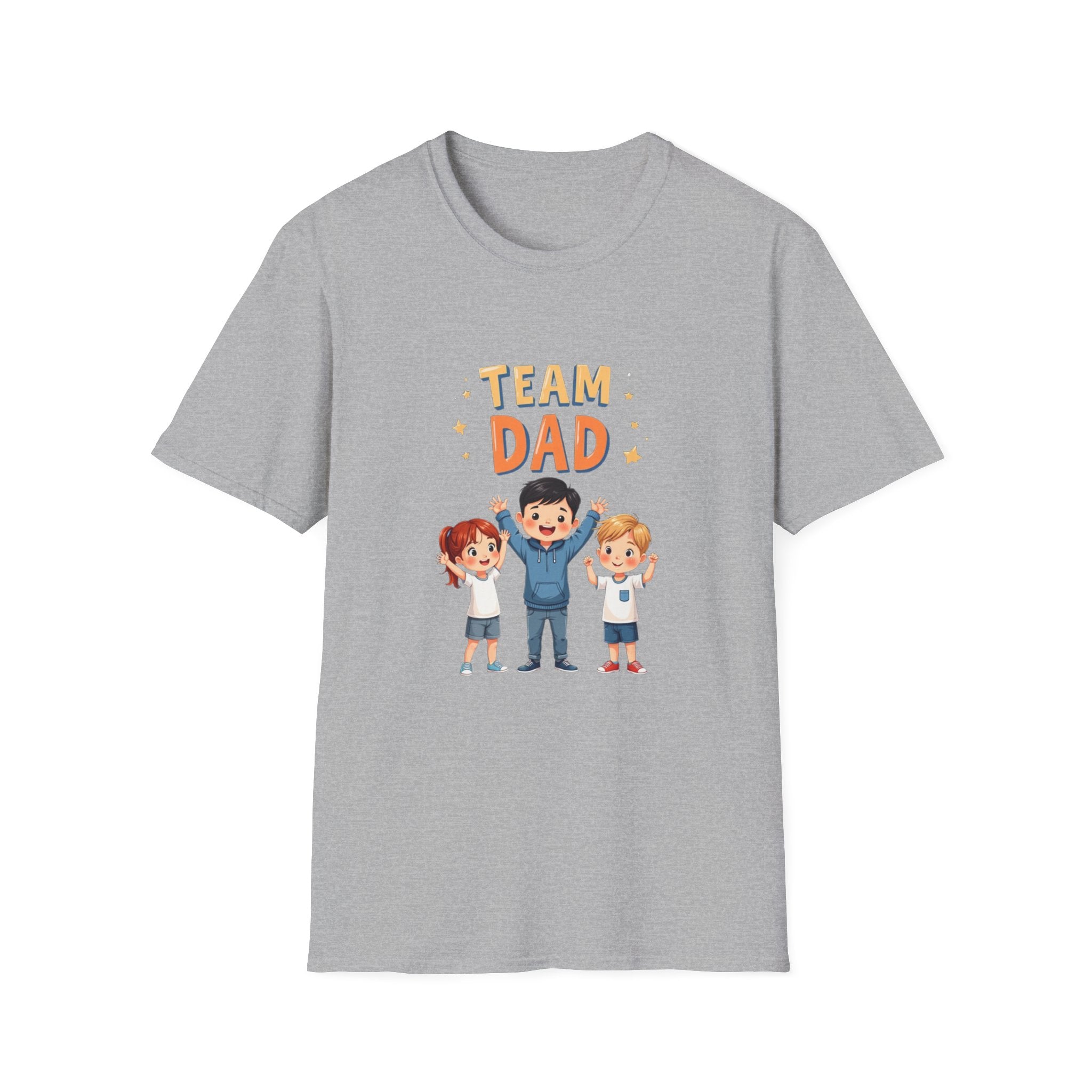 Team Dad Unisex Softstyle T-Shirt, Father's Day Gift, Family Tee, Dad Shirt, Great for Celebrations, Fun Casual Wear
