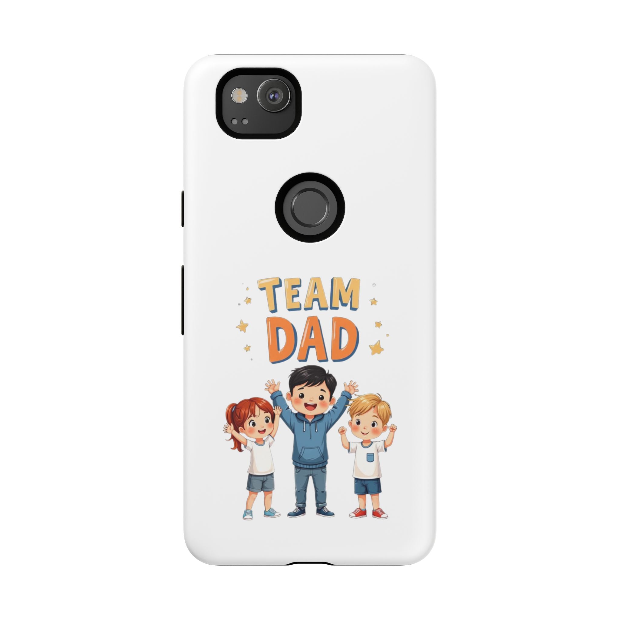Team Dad Phone Case, Fun Gift for Fathers, Durable Phone Protector, Cute Dad Team Merchandise, Father's Day Special