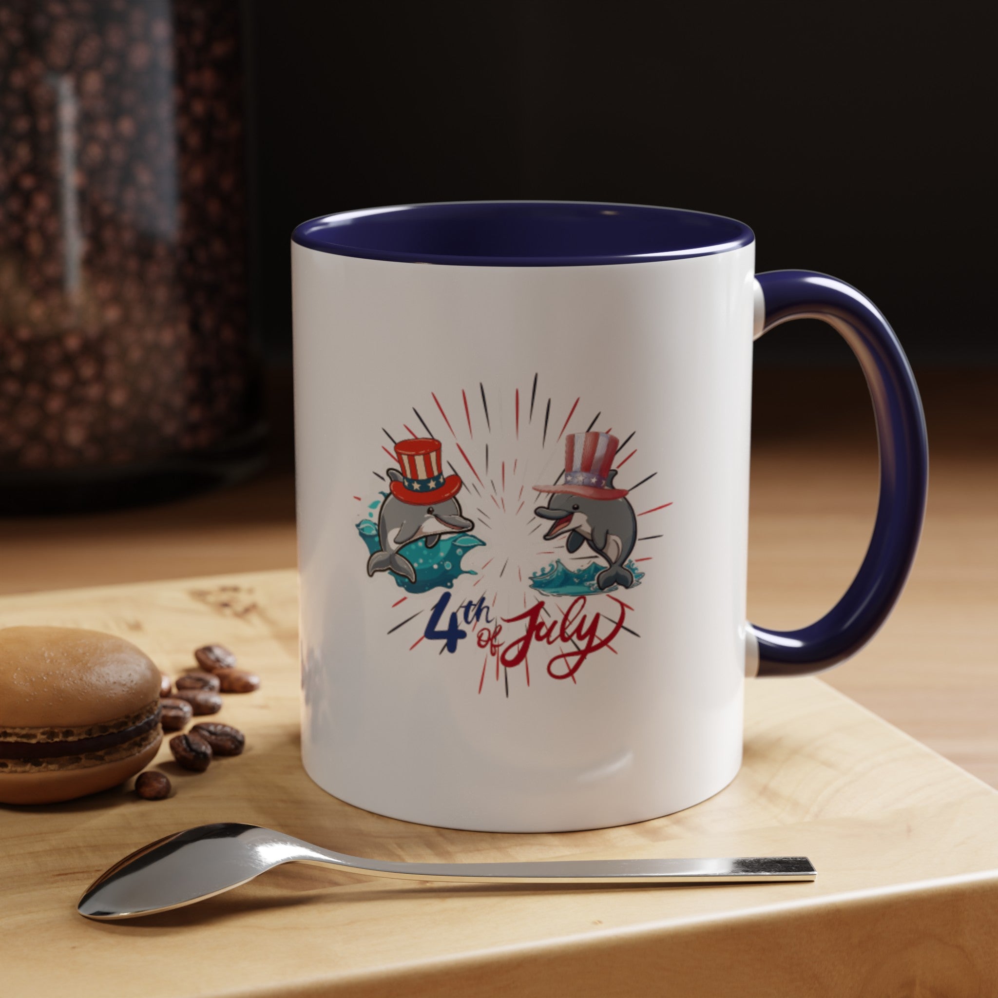 Splash 4th Of July Accent Coffee Mug (11, 15oz)