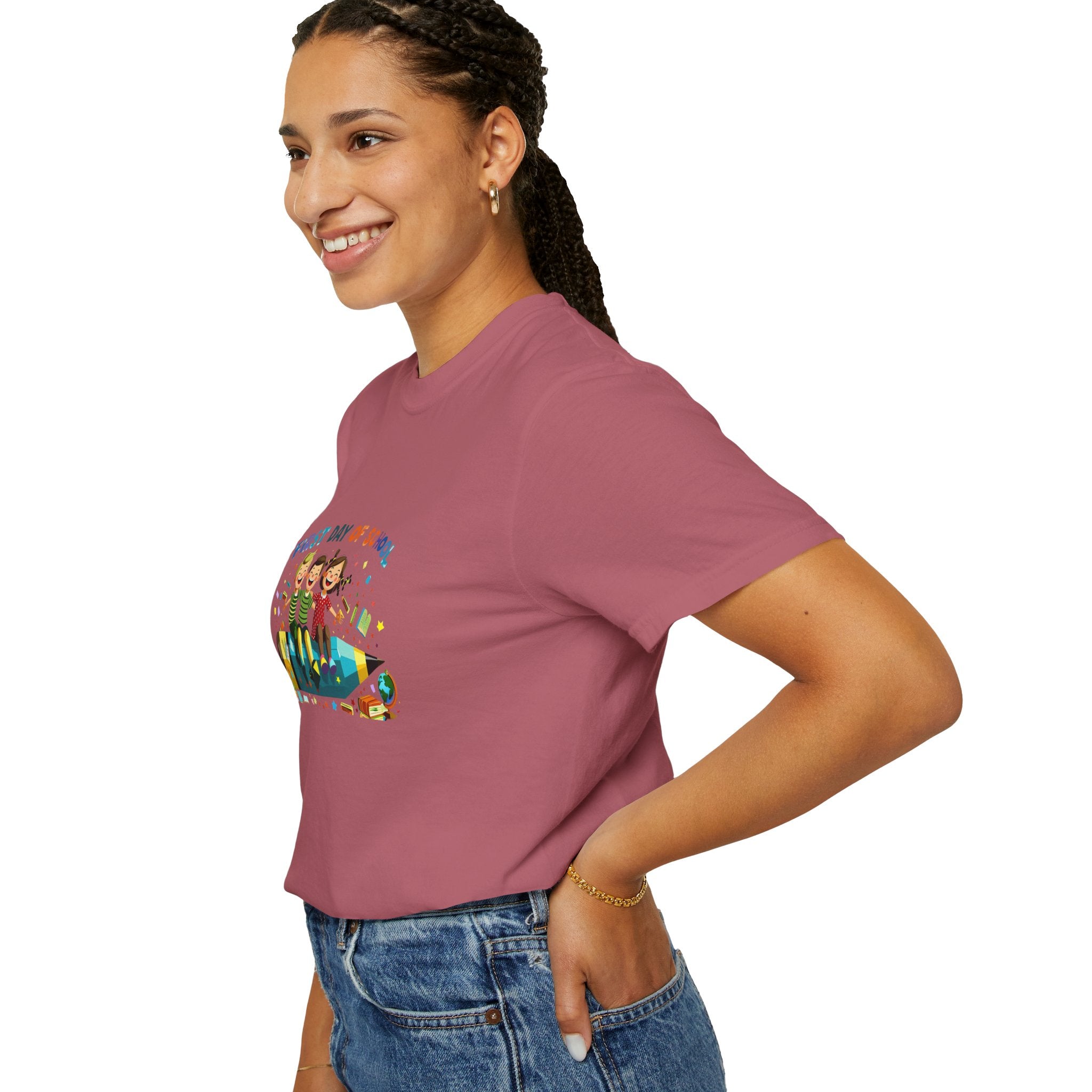 First Day of School Unisex Garment-Dyed T-Shirt