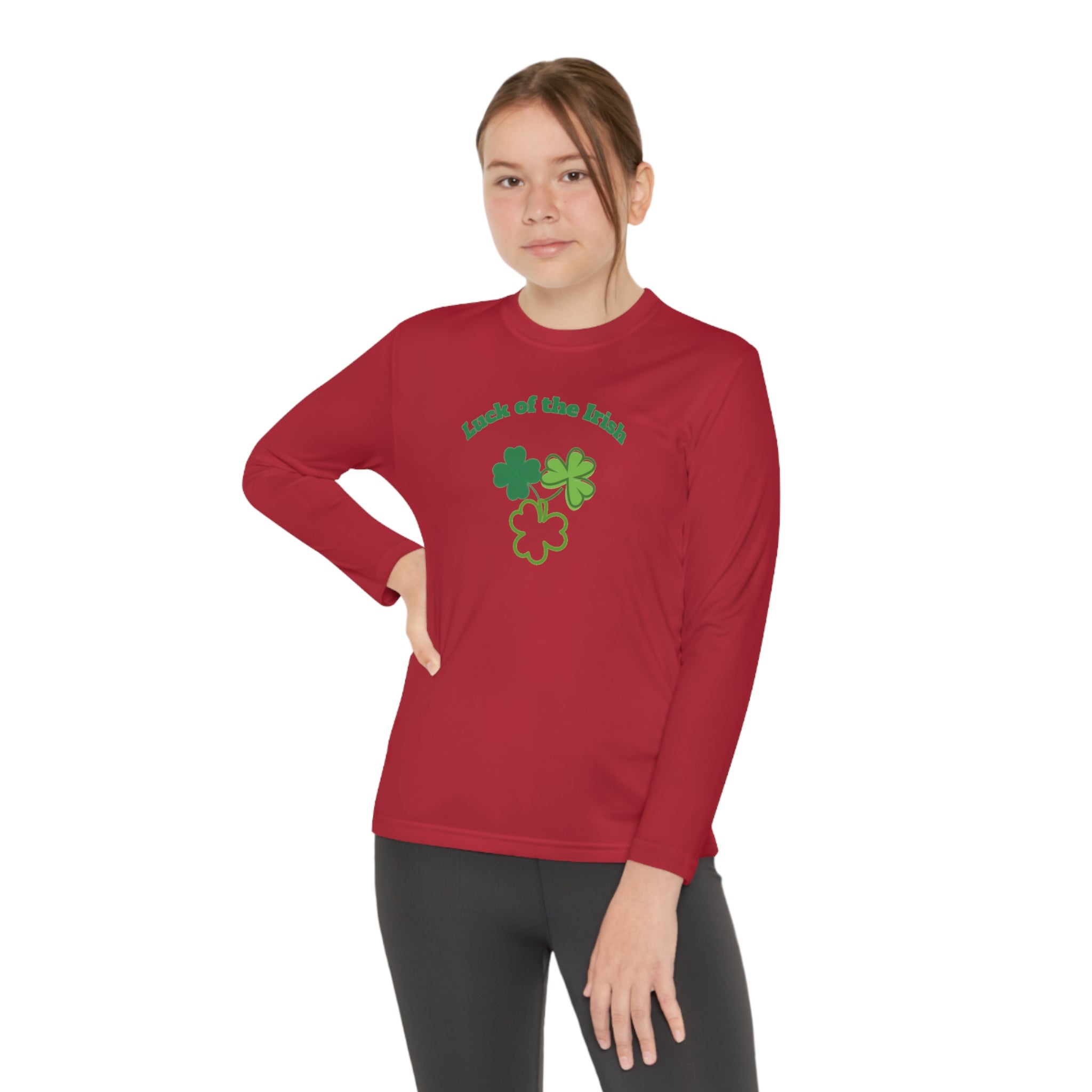 Luck Of The Irish Youth Long Sleeve Competitor Tee