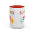 Summer Starfish Accent Coffee Mug (11, 15oz)