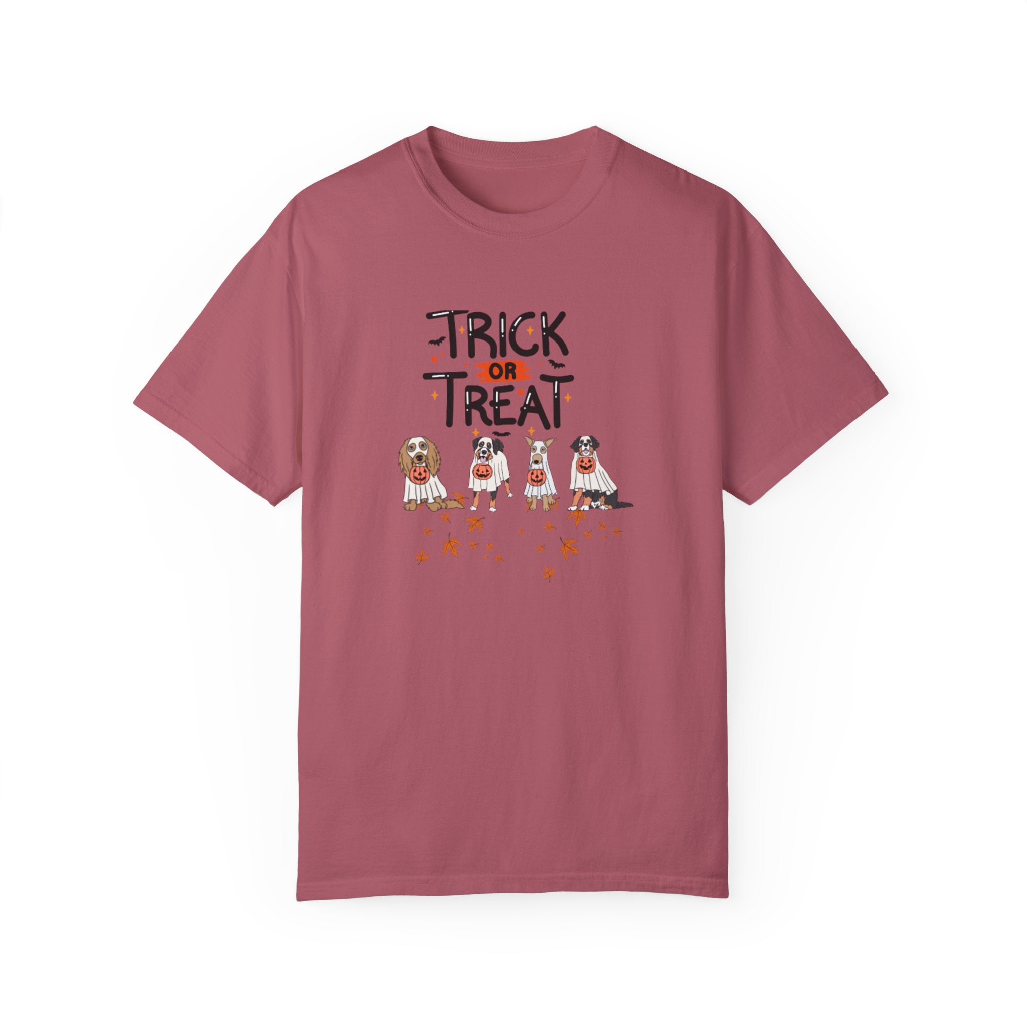 Pooch Trick or Treat Unisex Garment-Dyed T-shirt