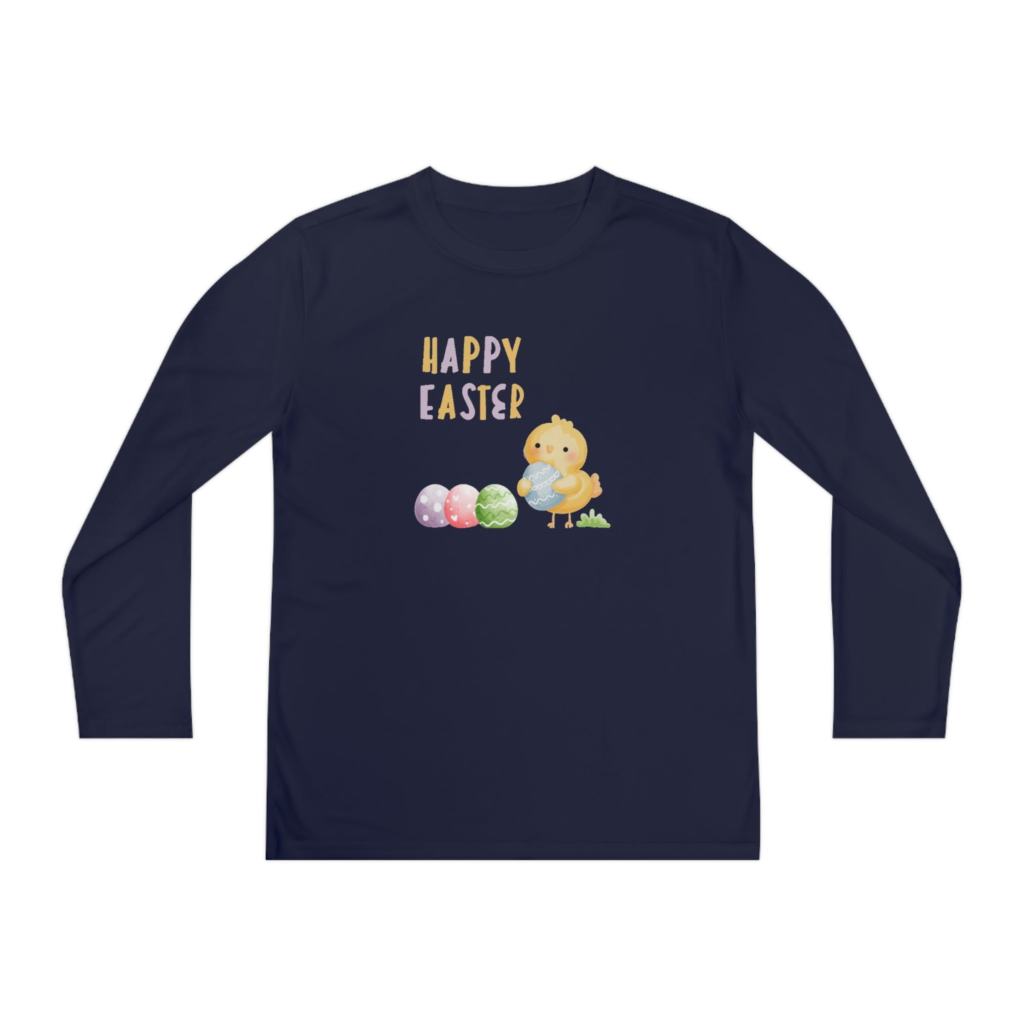 Wishing You A Happy Easter Youth Long Sleeve Competitor Tee