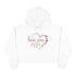 Mom, Happy Mother's Day Crop Hoodie