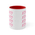 XOXO Accent Coffee Mug, 11oz