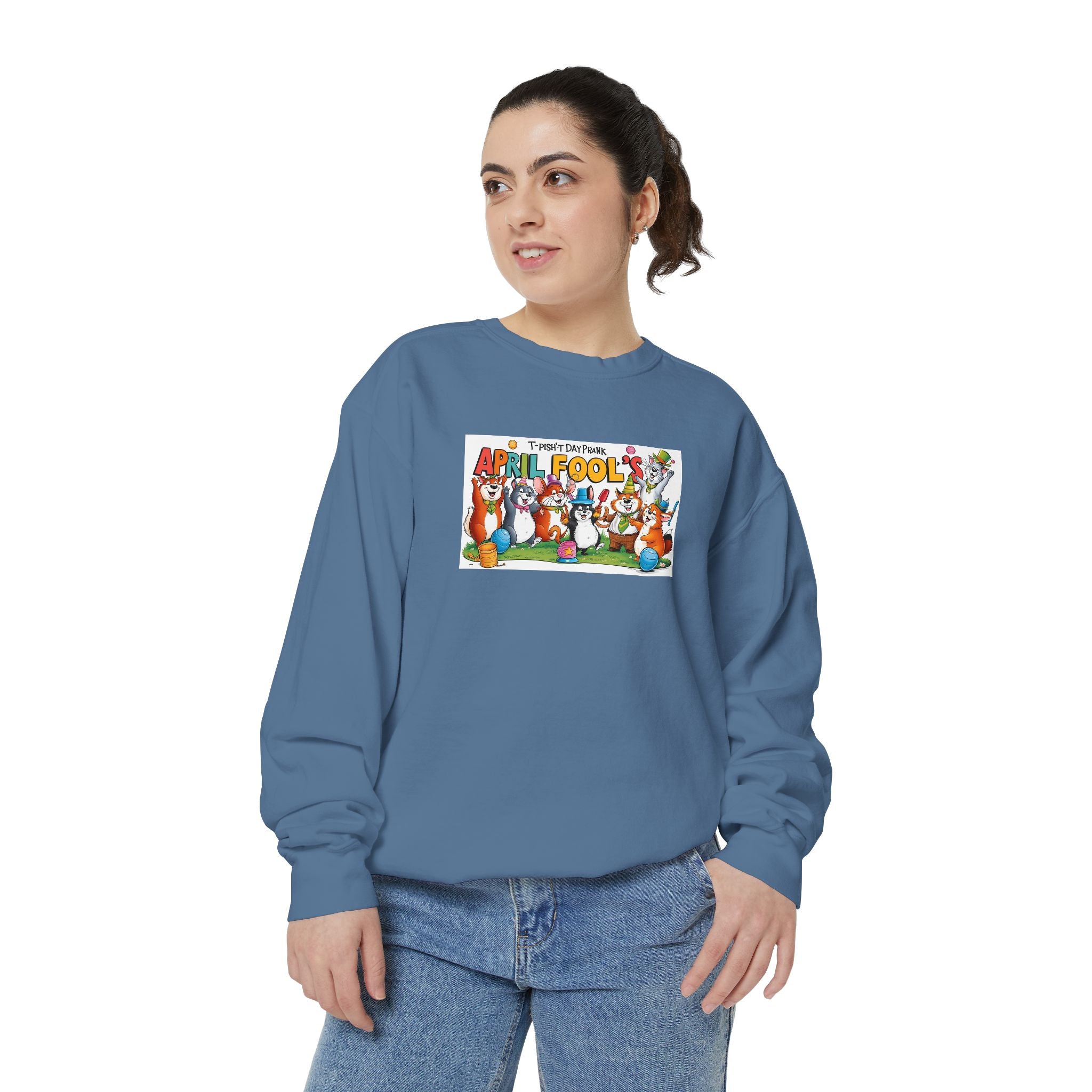 T-Pish'-T Day Prank Cartoon Sweatshirt