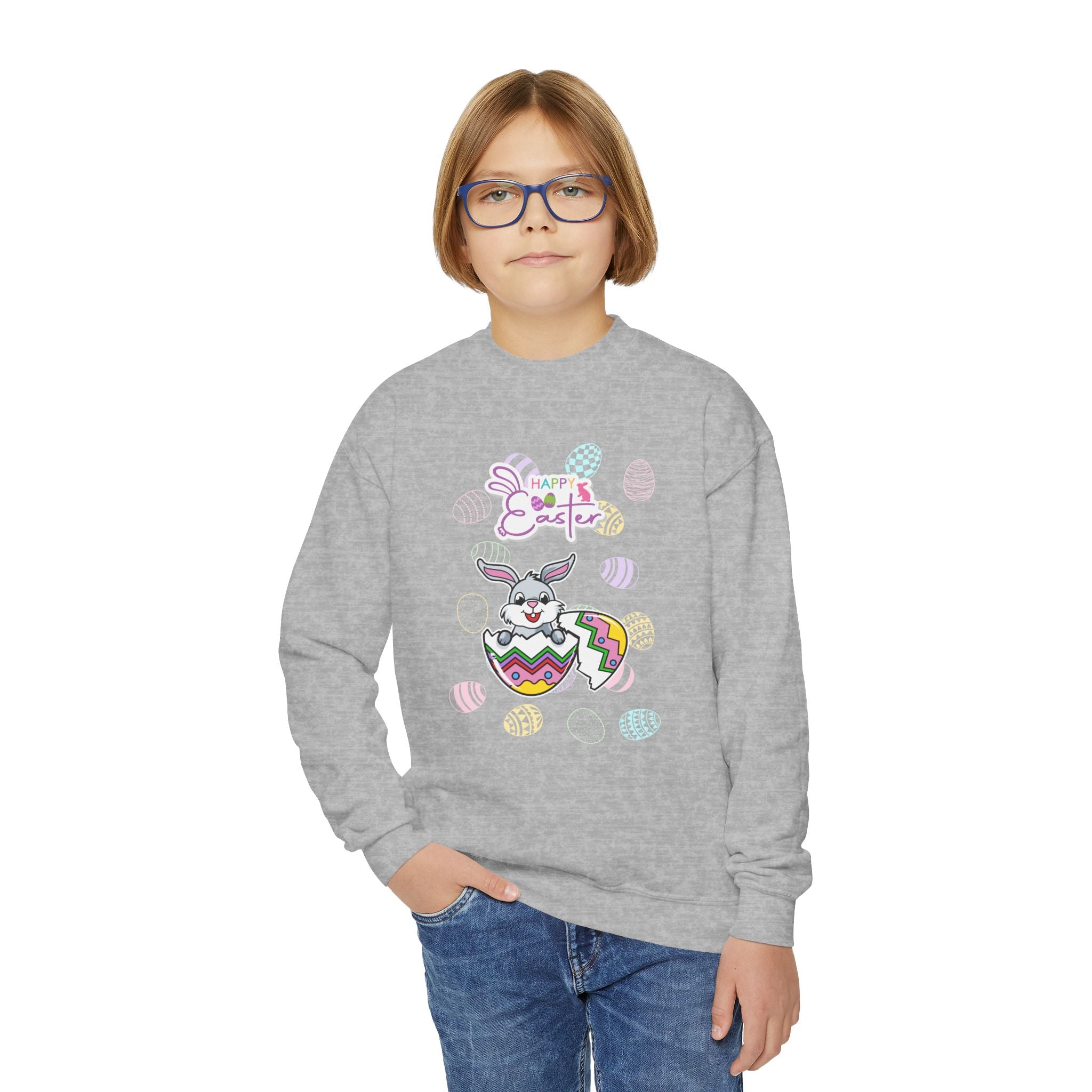 Easter Greetings Youth Crewneck Sweatshirt