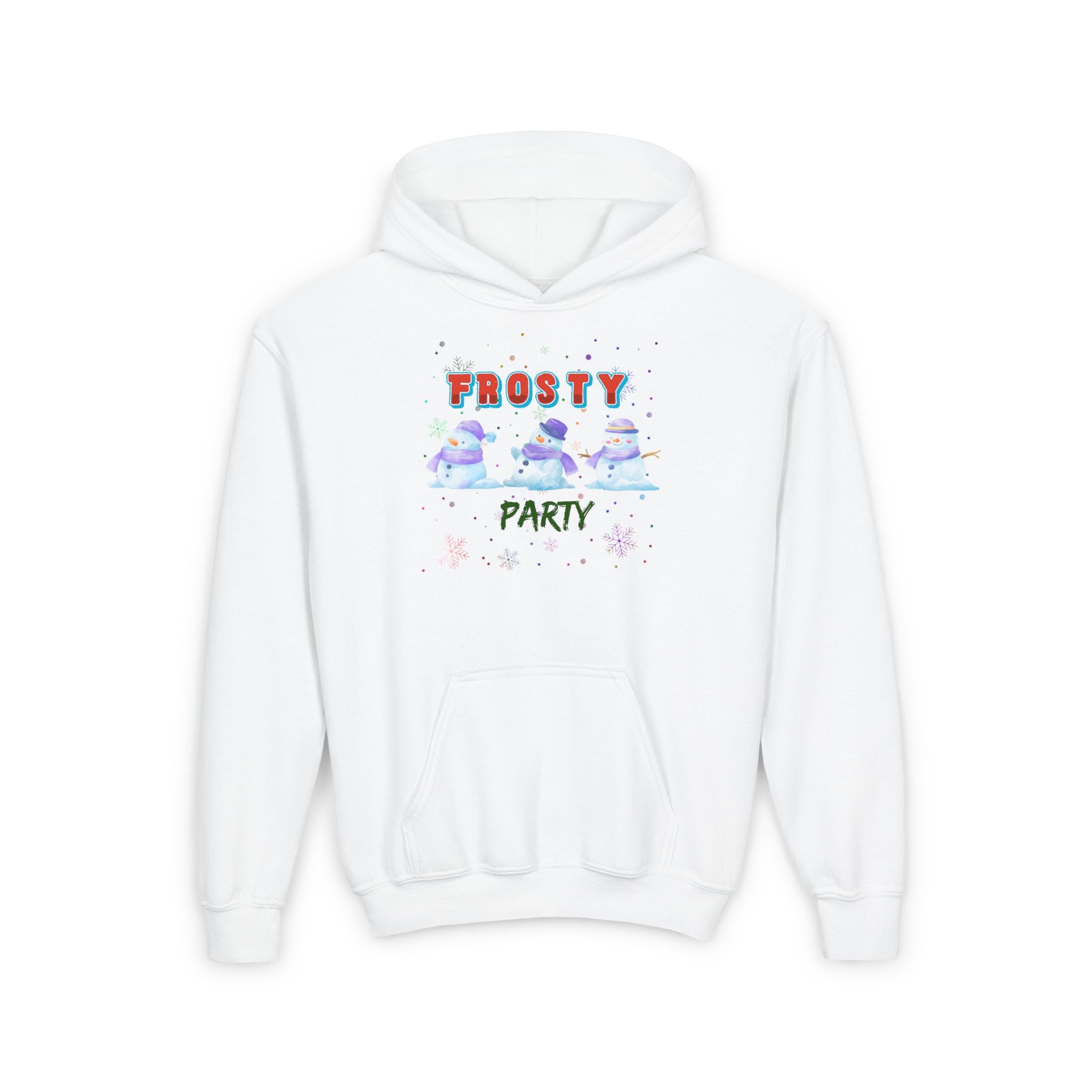 Frosty Party Youth Heavy Blend Hooded Sweatshirt