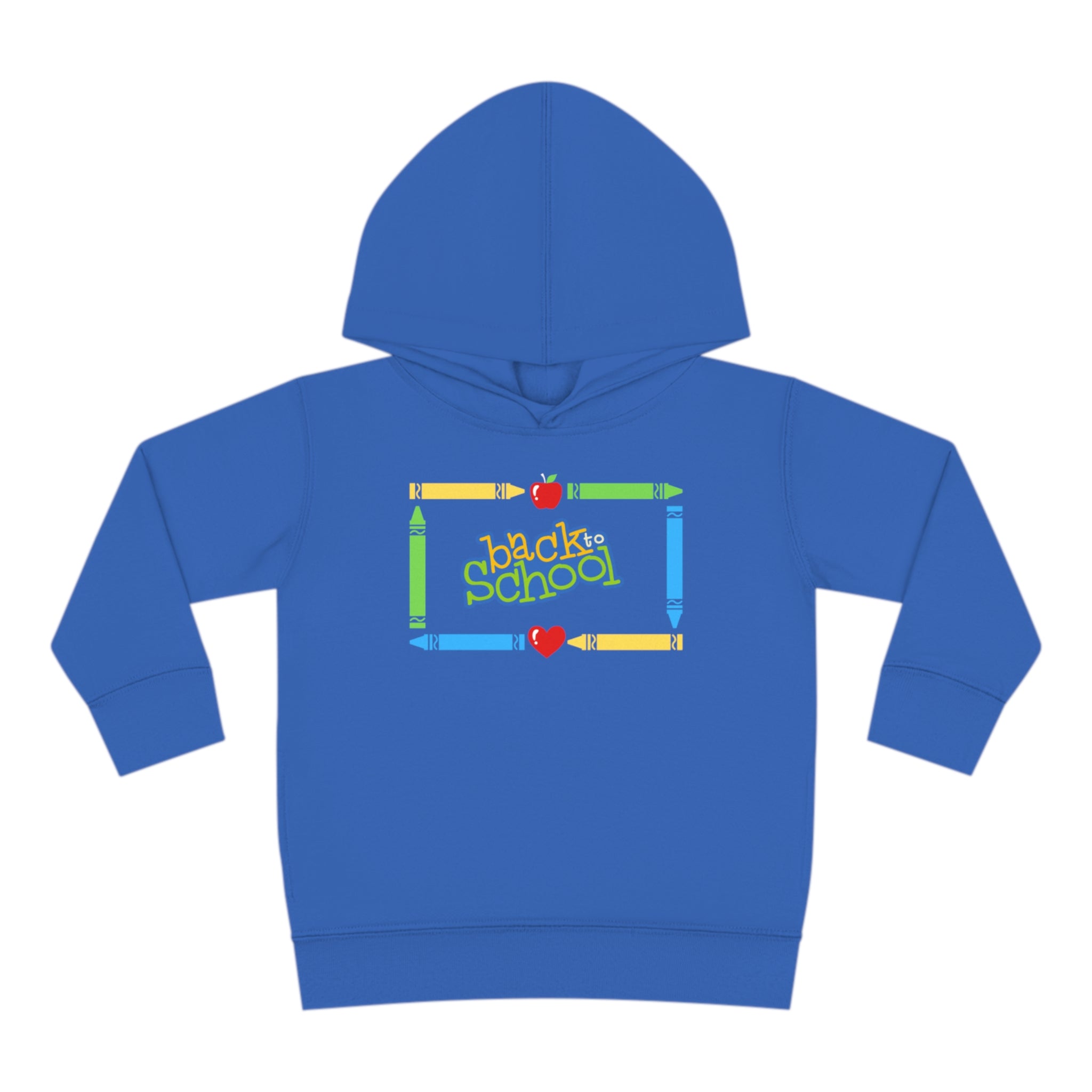 Back To School Toddler Pullover Fleece Hoodie