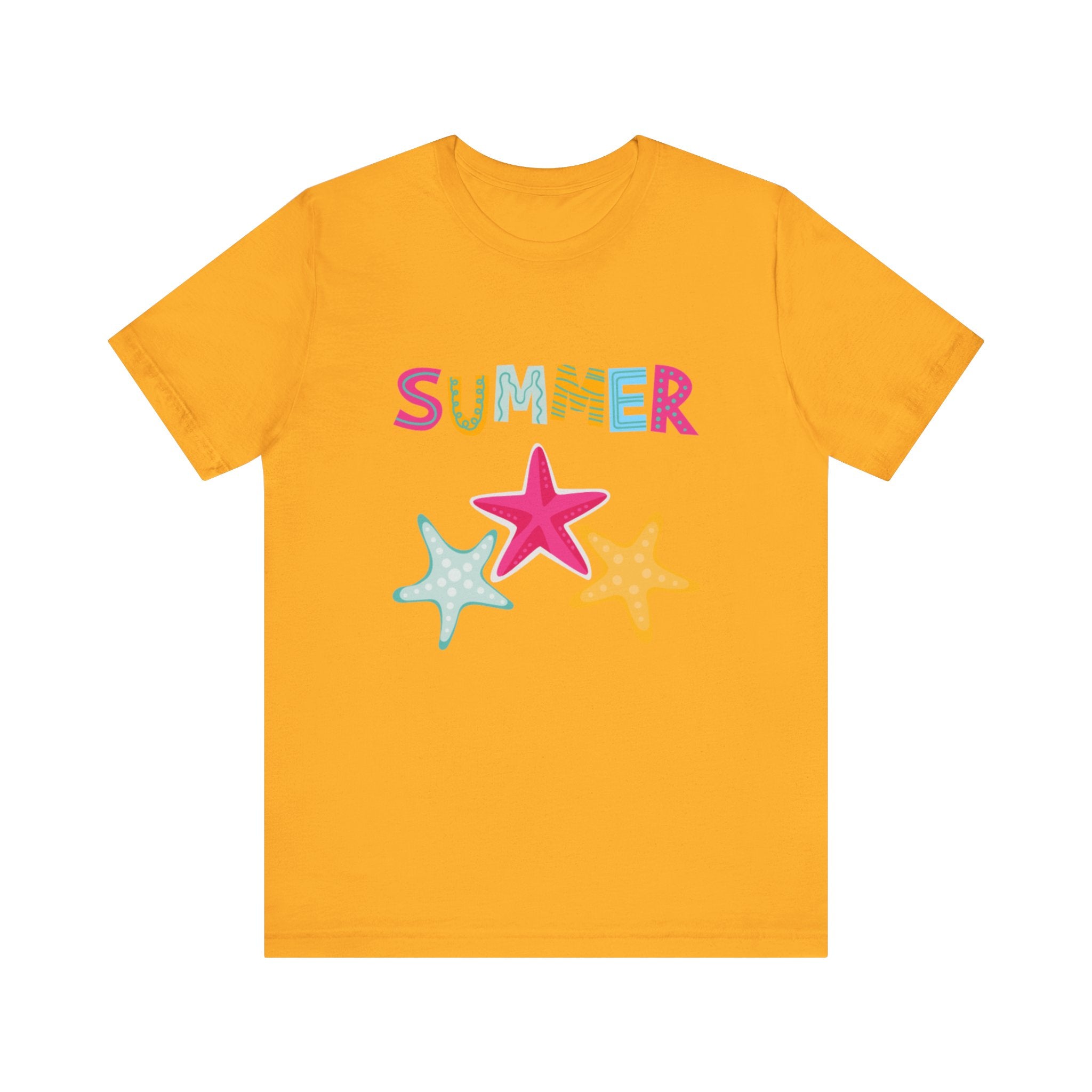 Summer Starfish Unisex Jersey Short Sleeve Tee