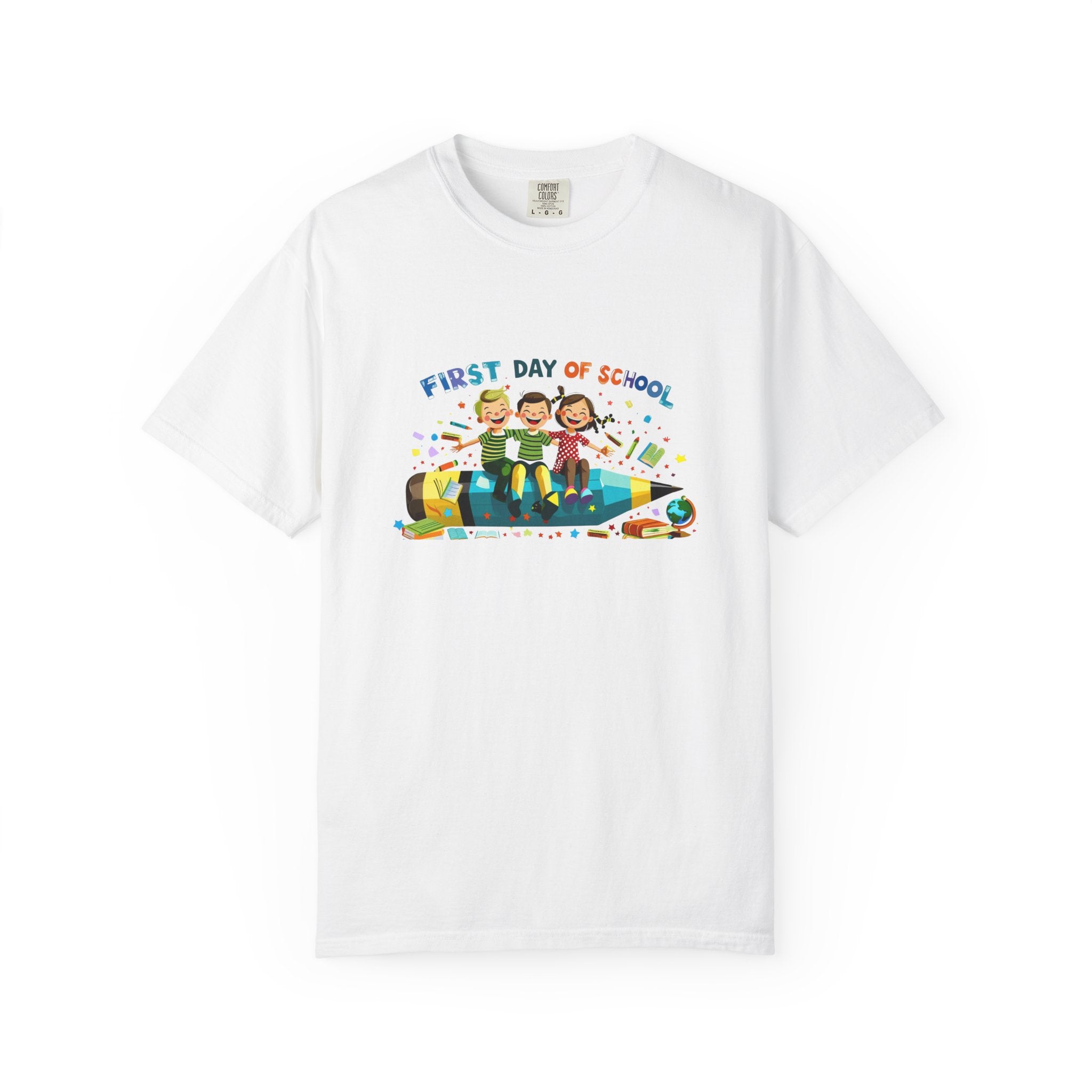 First Day of School Unisex Garment-Dyed T-Shirt