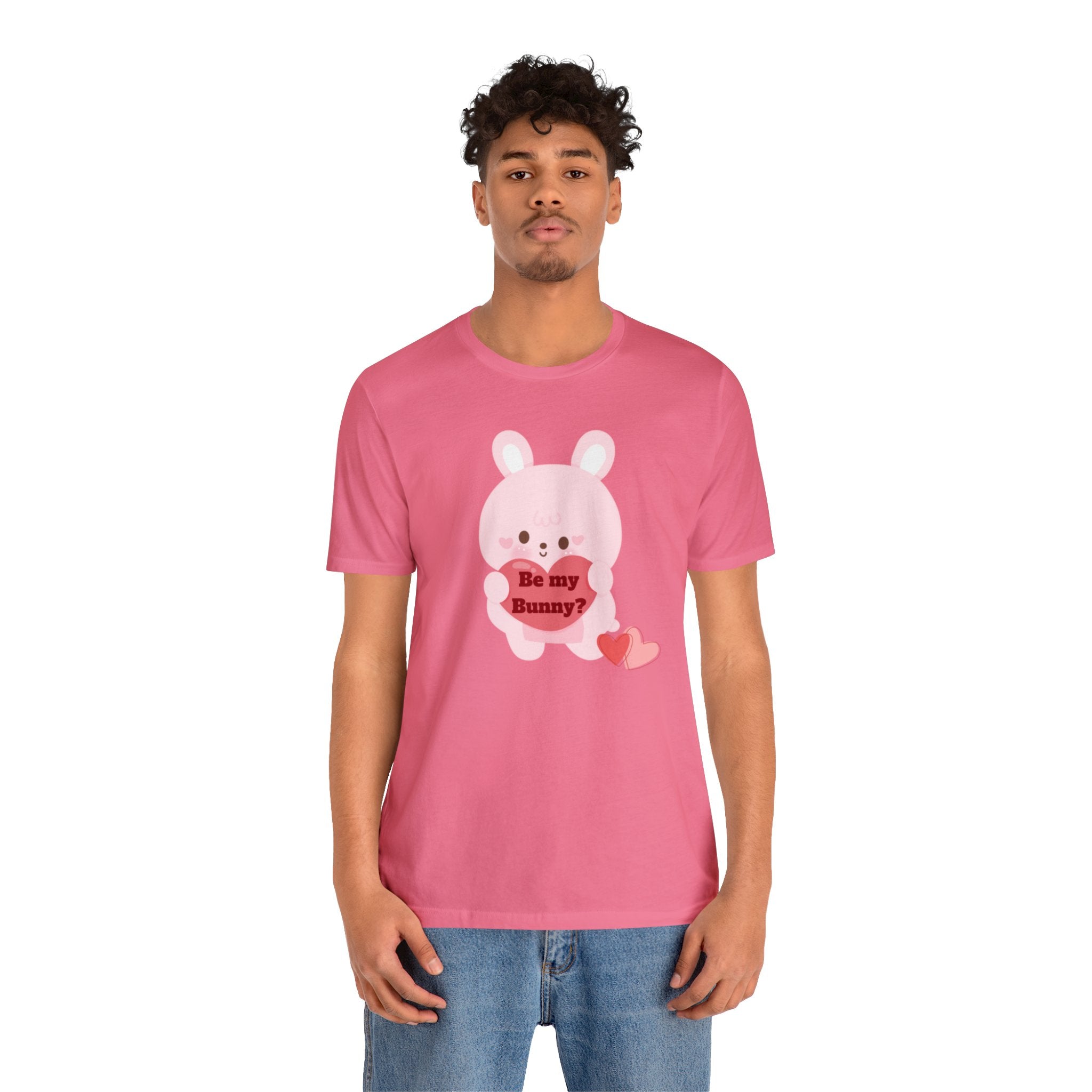 V-Day BunnyUnisex Jersey Short Sleeve Tee