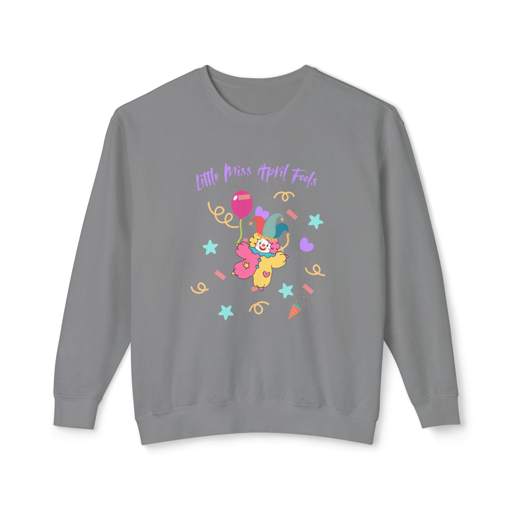 Little Miss April Fool's Day Lightweight Crewneck Sweatshirt