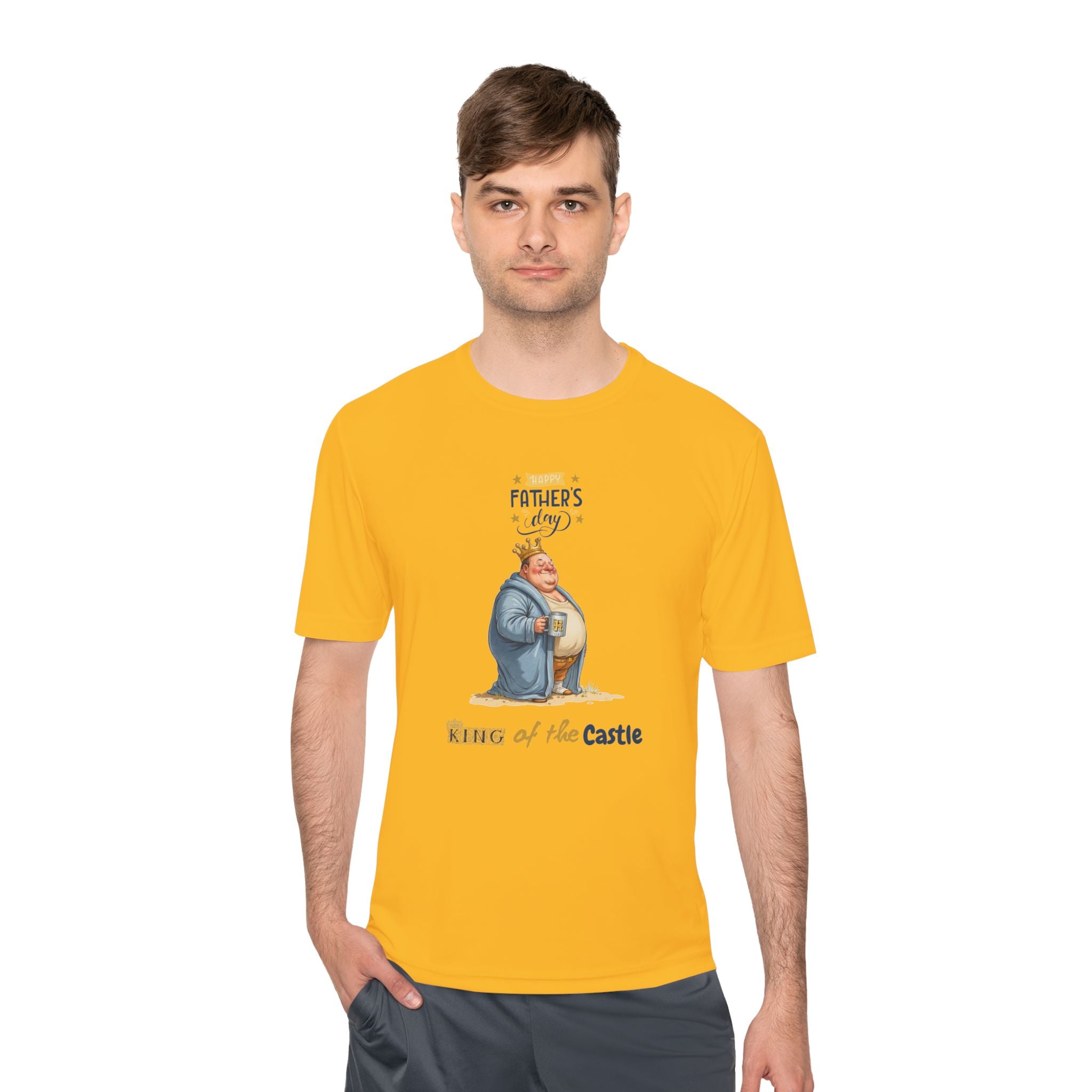 Father's Day King of the Castle  Unisex Moisture Wicking Tee