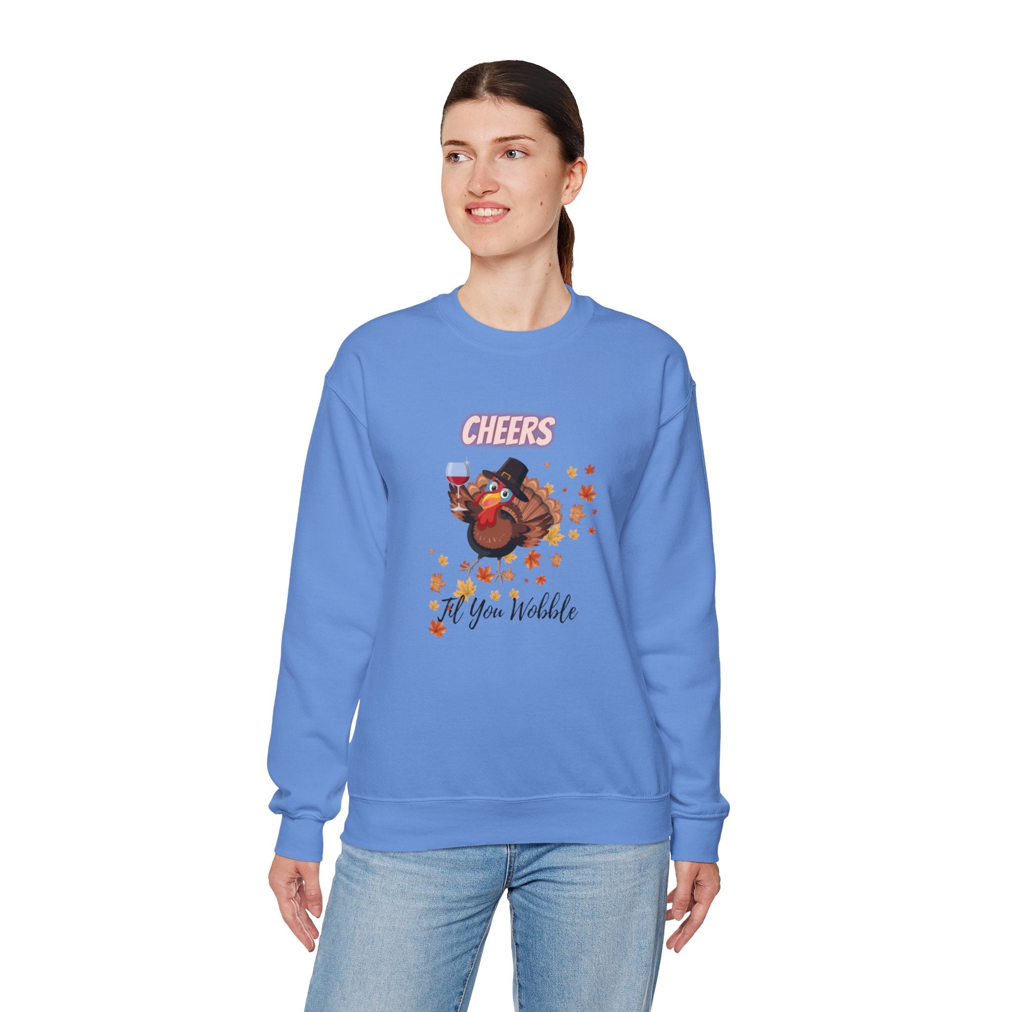 Cheers Til You Wobble Unisex Heavy Blend™ Crewneck Sweatshirt
