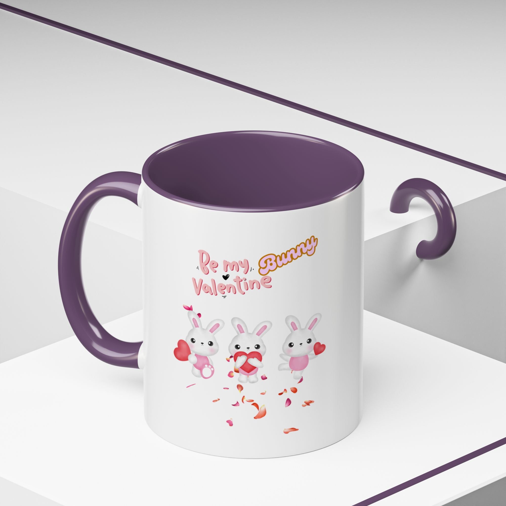 My Bunny Valentine Accent Coffee Mug (11, 15oz)