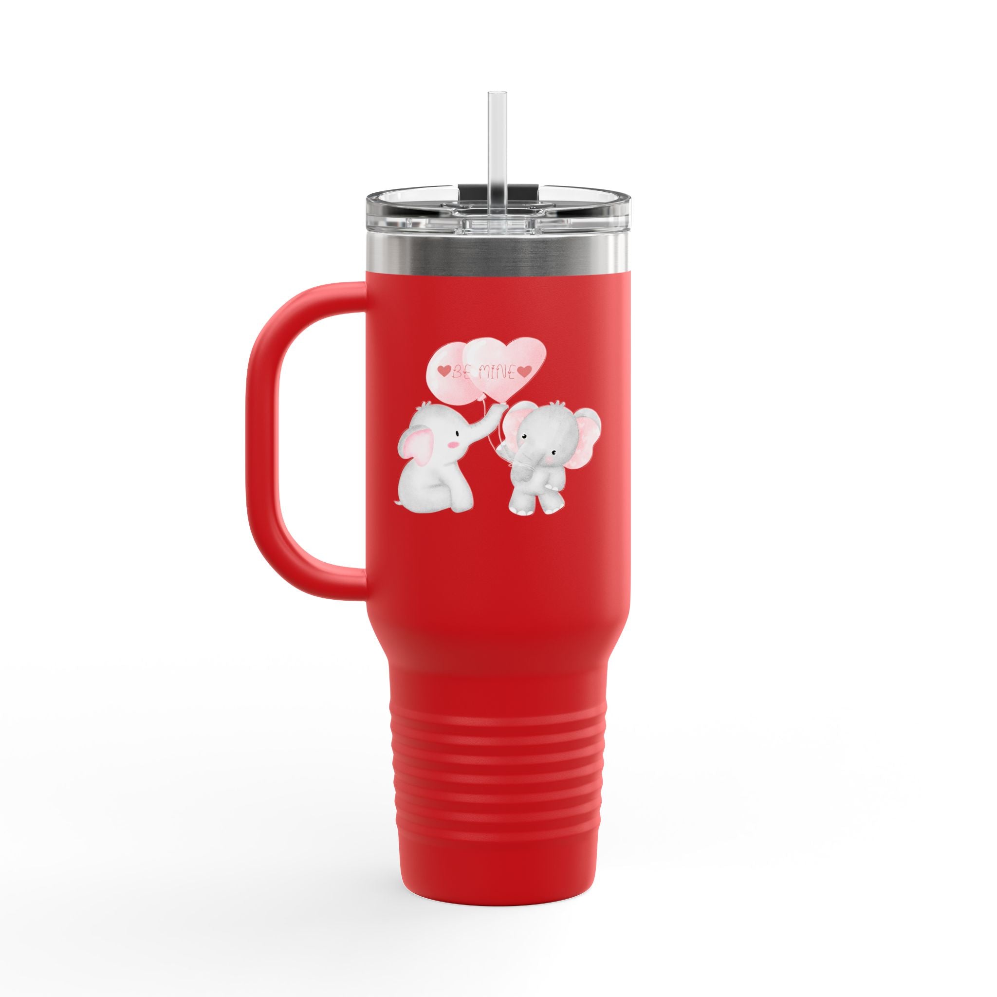 Be Mine Love  Insulated Travel Mug - 40oz - Perfect for Kids & Animal Lovers