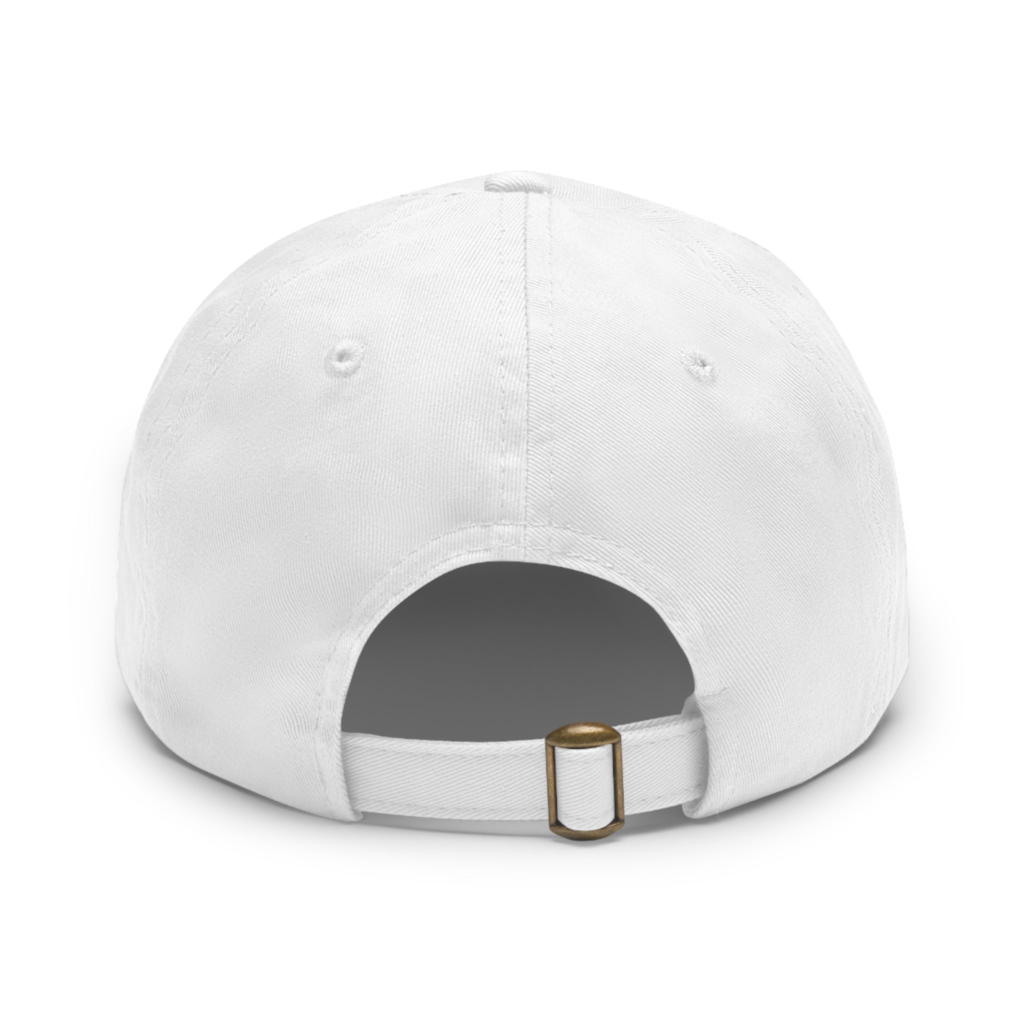 Father Dad  Daddy Pa Hat with Leather Patch (Round)