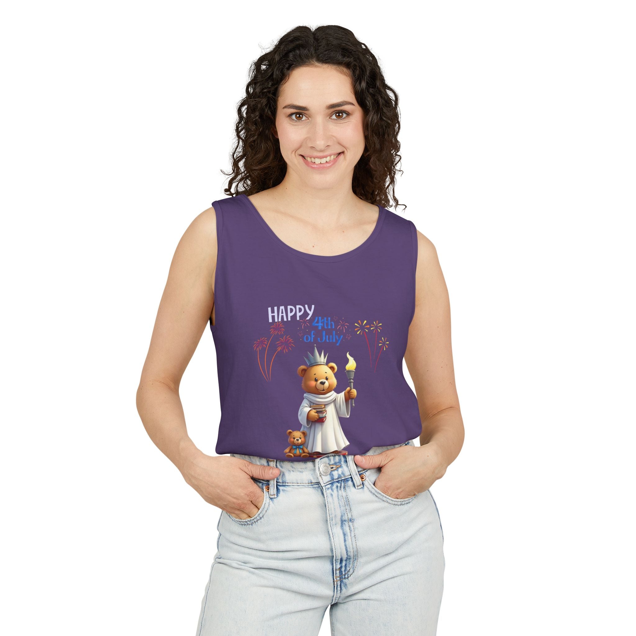 Lady Liberty Unisex Tank Top