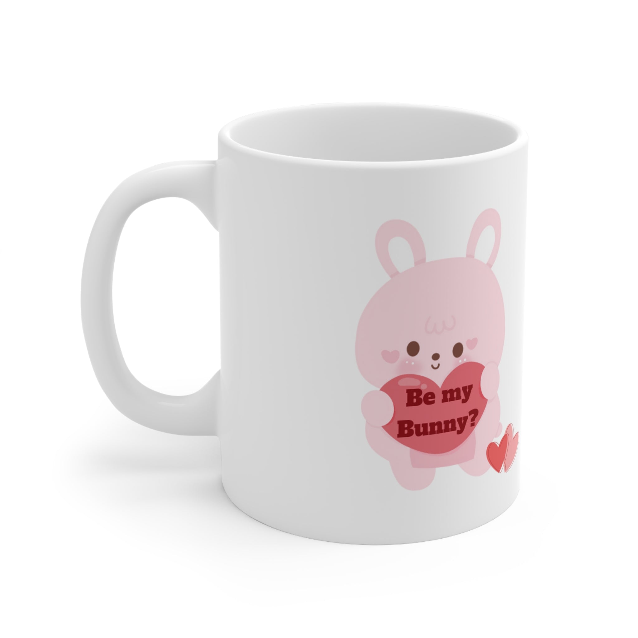 V-Day Bunny Ceramic Mug 11oz
