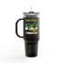 Rolling With My Gnomies Insulated Travel Mug - 40oz with Straw