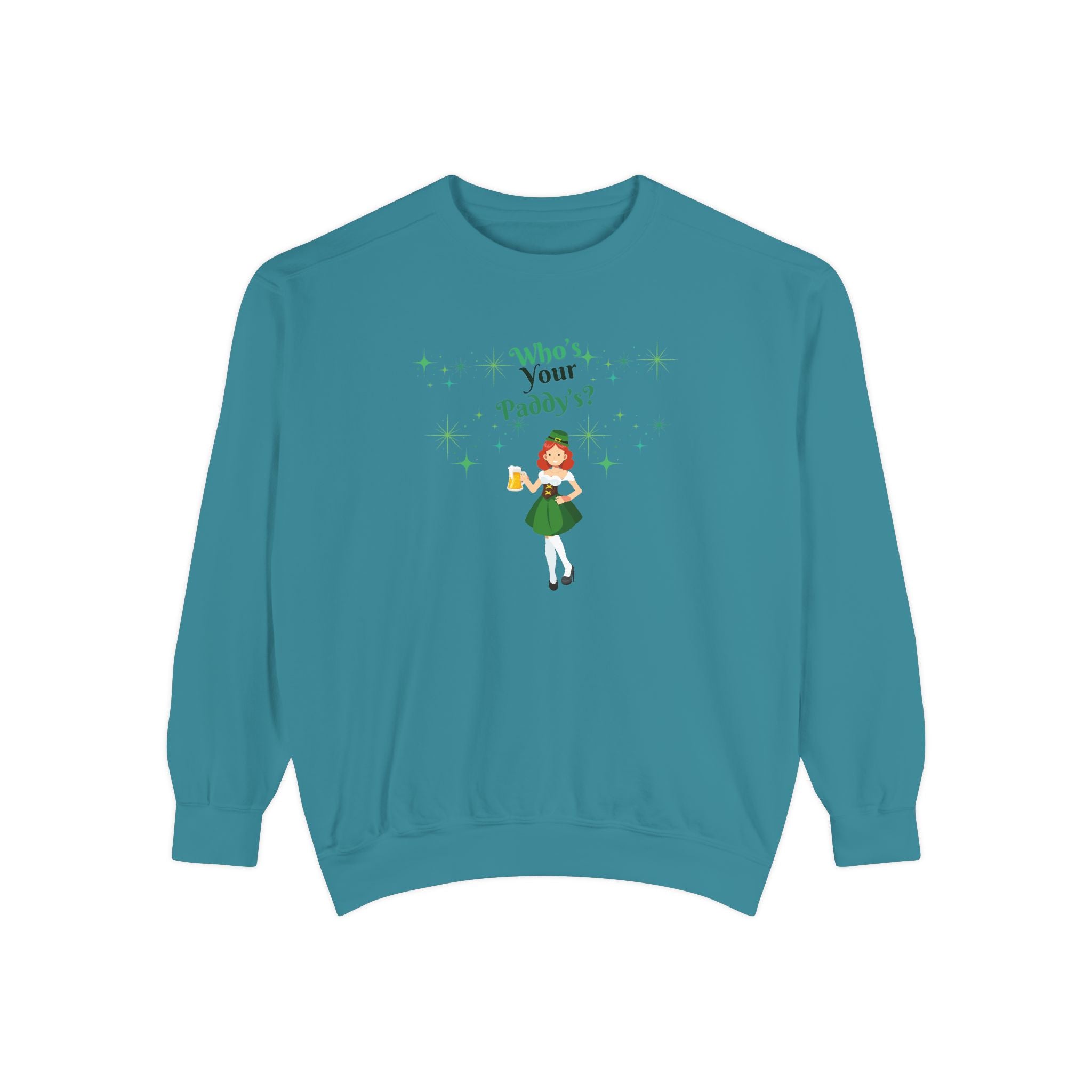Who's Your Paddy? Unisex Garment-Dyed Sweatshirt