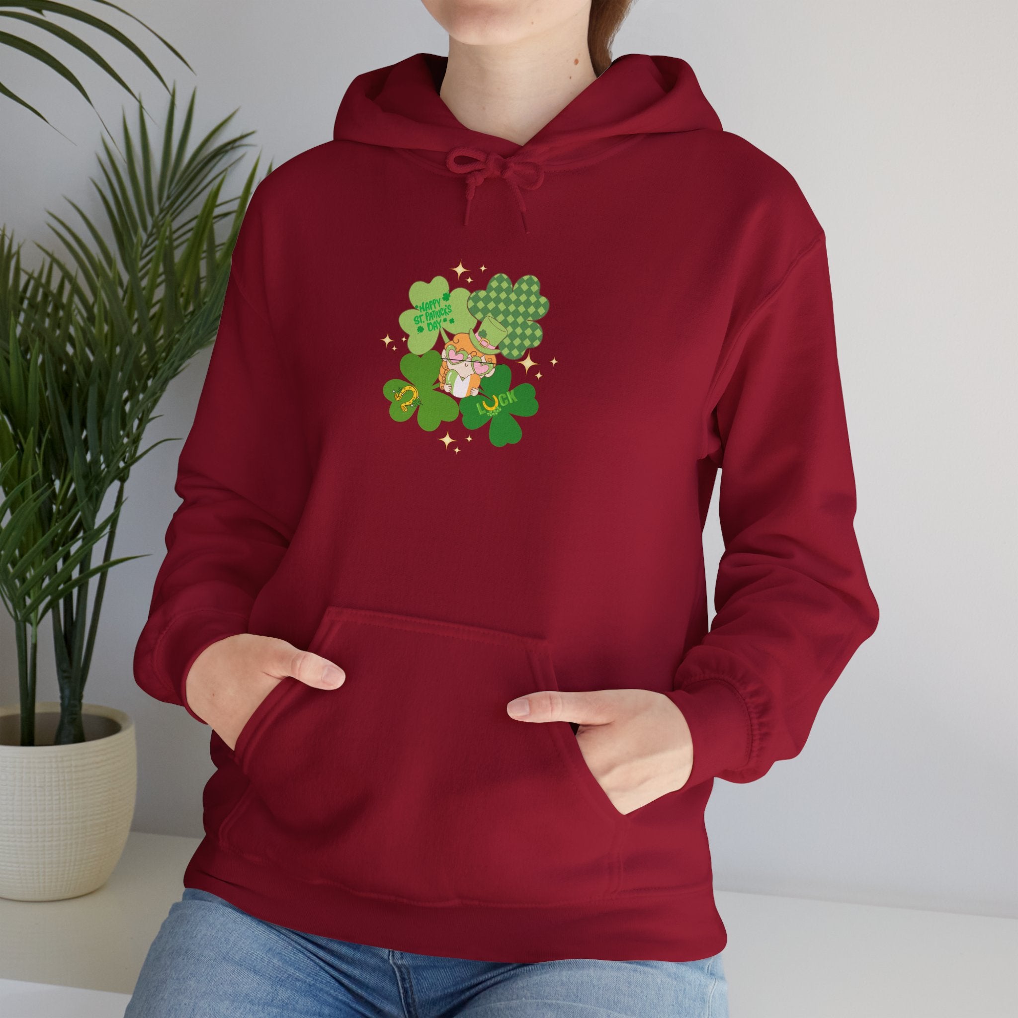 Retro St. Patty's Day Unisex Hooded Sweatshirt