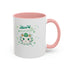 Kiss Me I'm Irish Cat  Accent Mug