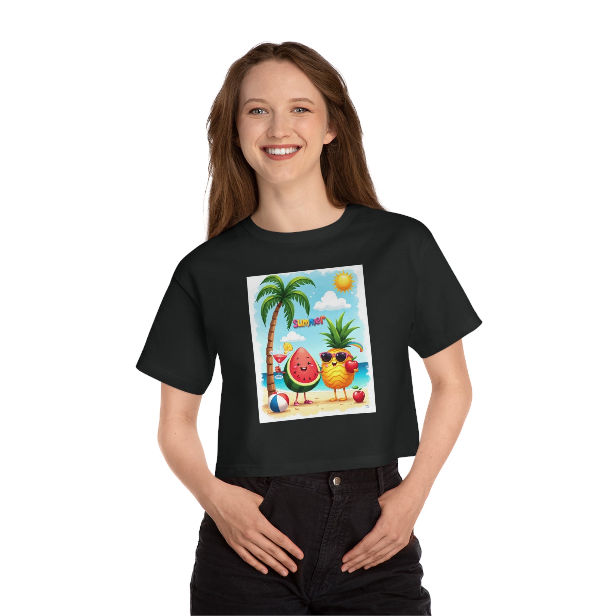 Summer Cool Cropped T-Shirt