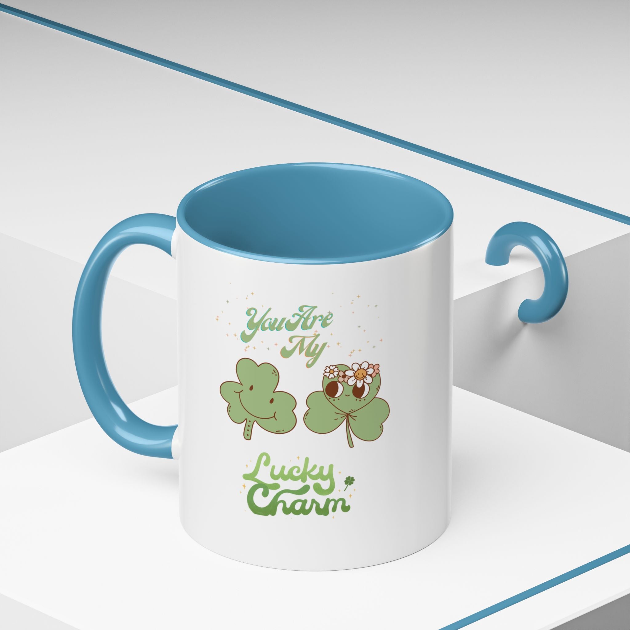 You're my Lucky Charm Accent Coffee Mug - St. Patrick's Day Gift