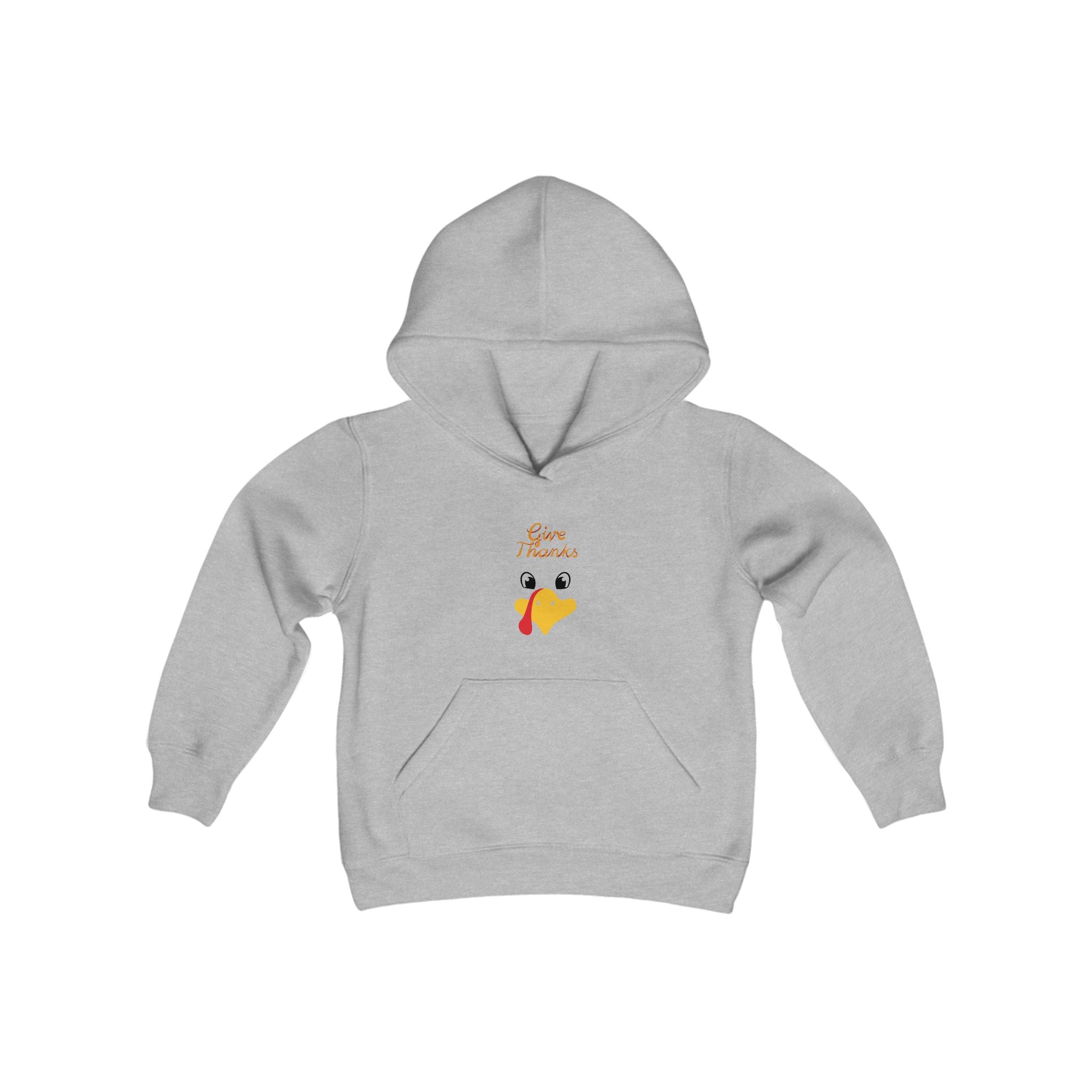 Give Thanks Youth Heavy Blend Hooded Sweatshirt