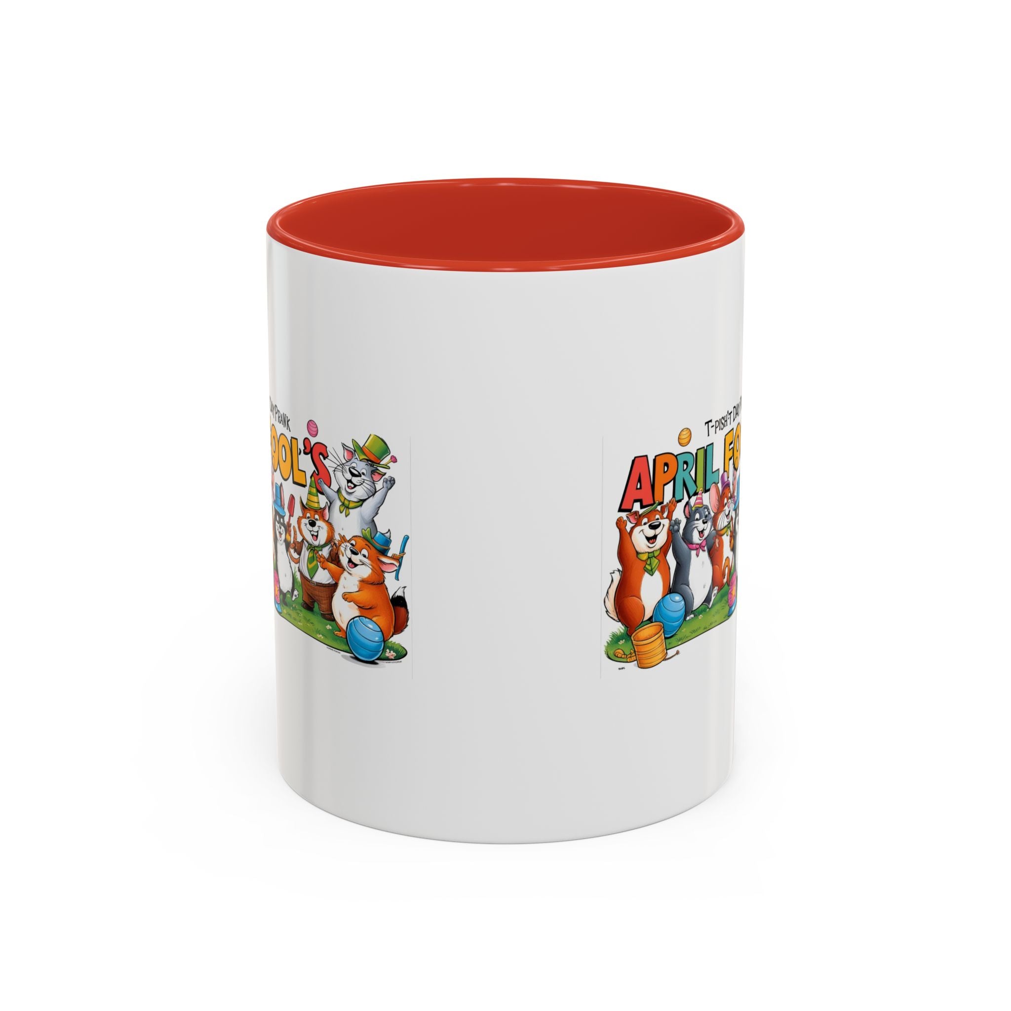 T-Pish'-T Day Prank Accent Coffee Mug