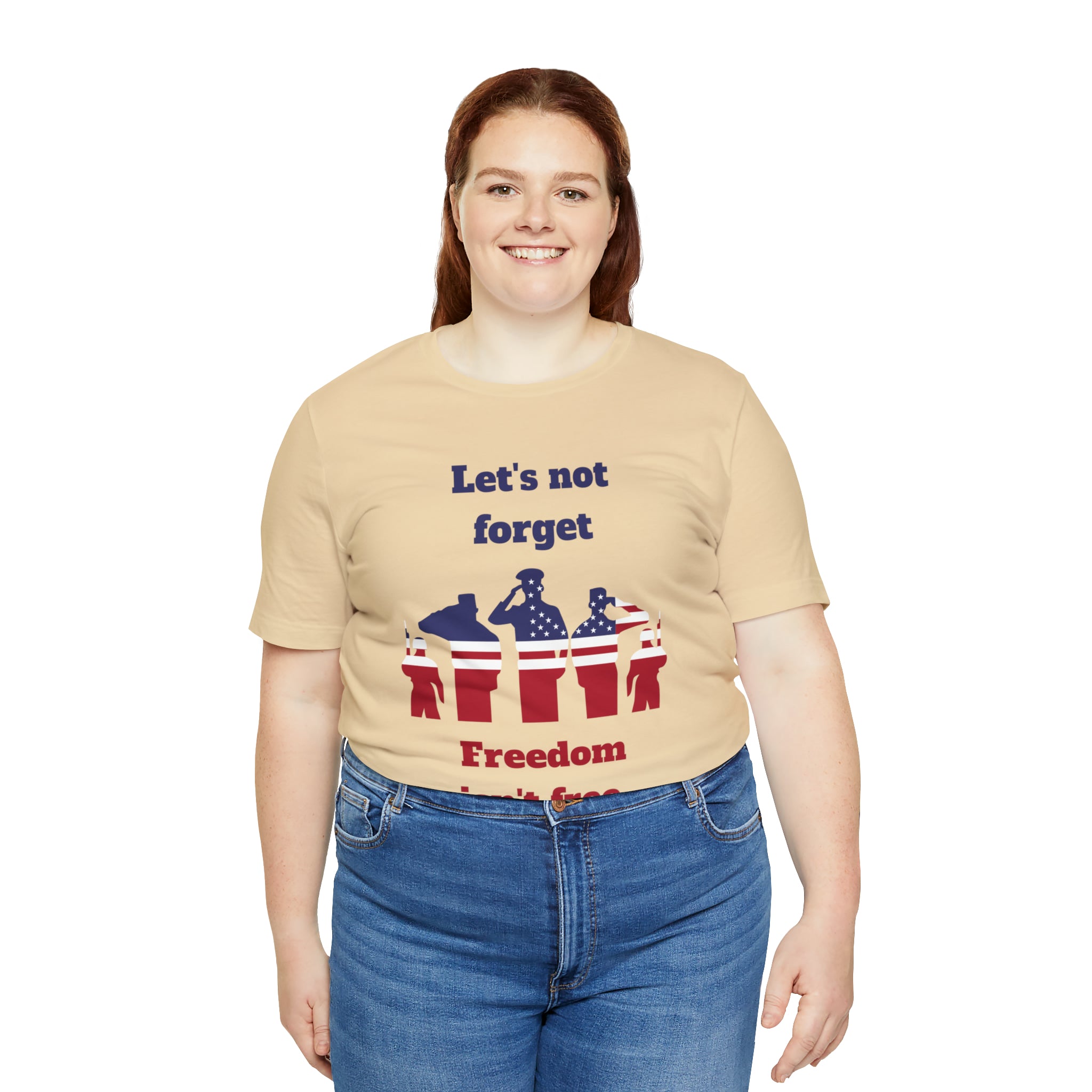 Memorial Day Freedom Is Not Free Unisex Jersey Short Sleeve Tee