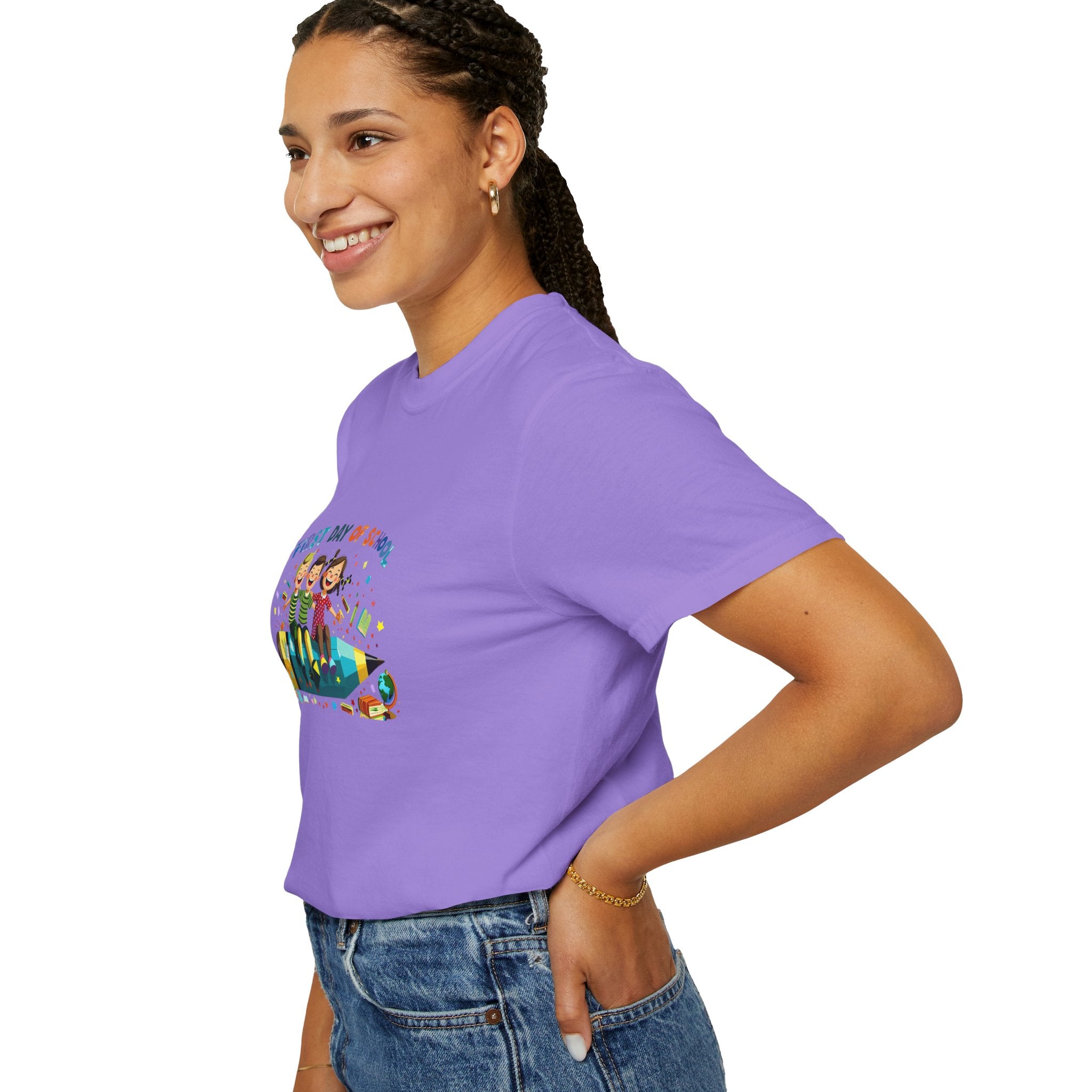 First Day of School Unisex Garment-Dyed T-Shirt